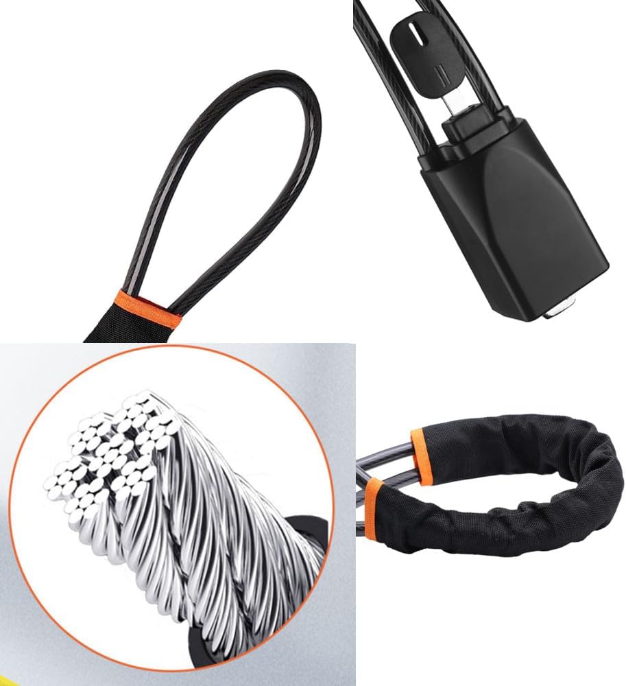 Naisfei Universal Anti-Theft Steering Wheel Lock - Black Locking Device NEW - Image 3