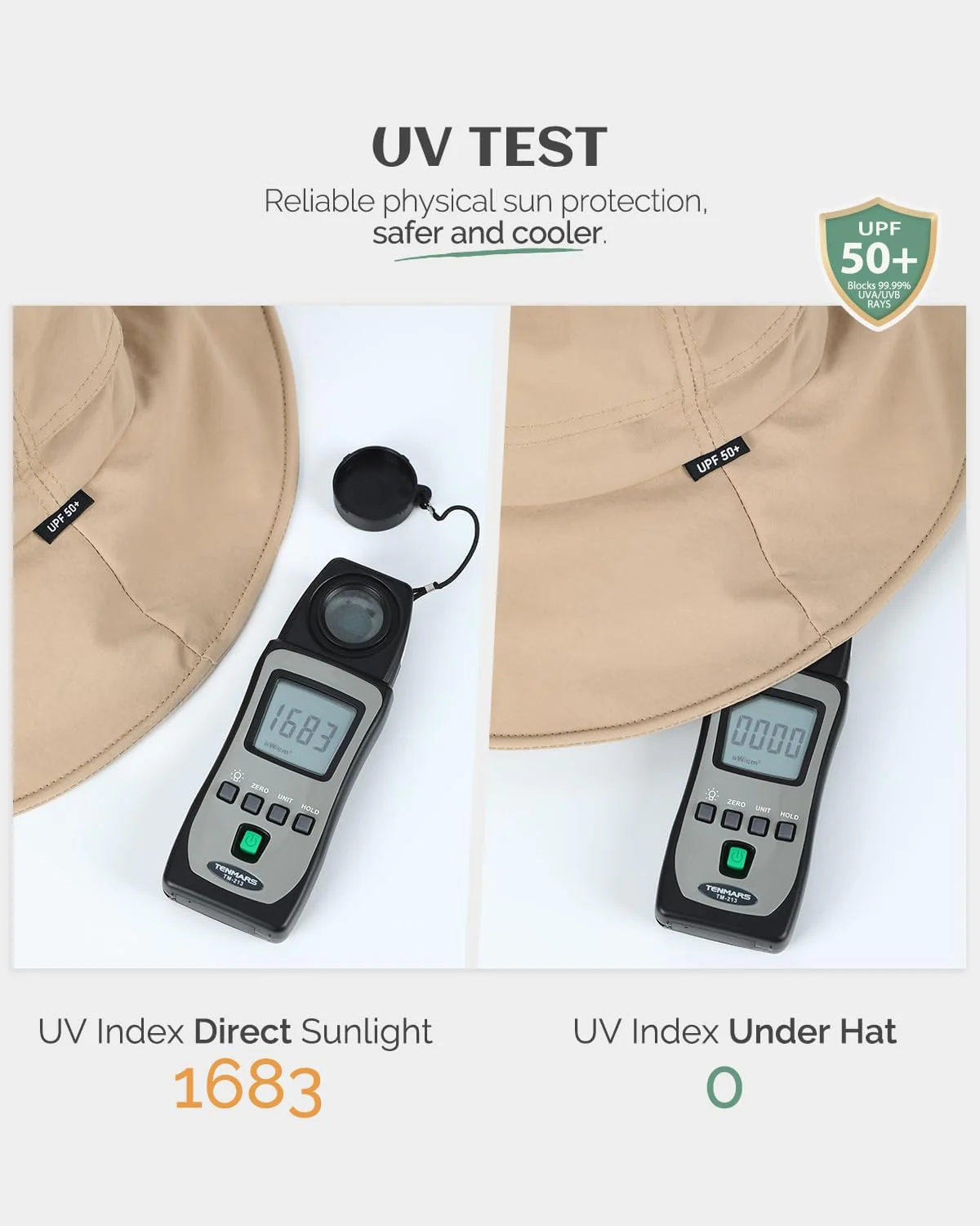 Creekstone Waterproof Bucket Hat Sun Protection UPF50+ Packable Khaki OSFM NEW - Image 4