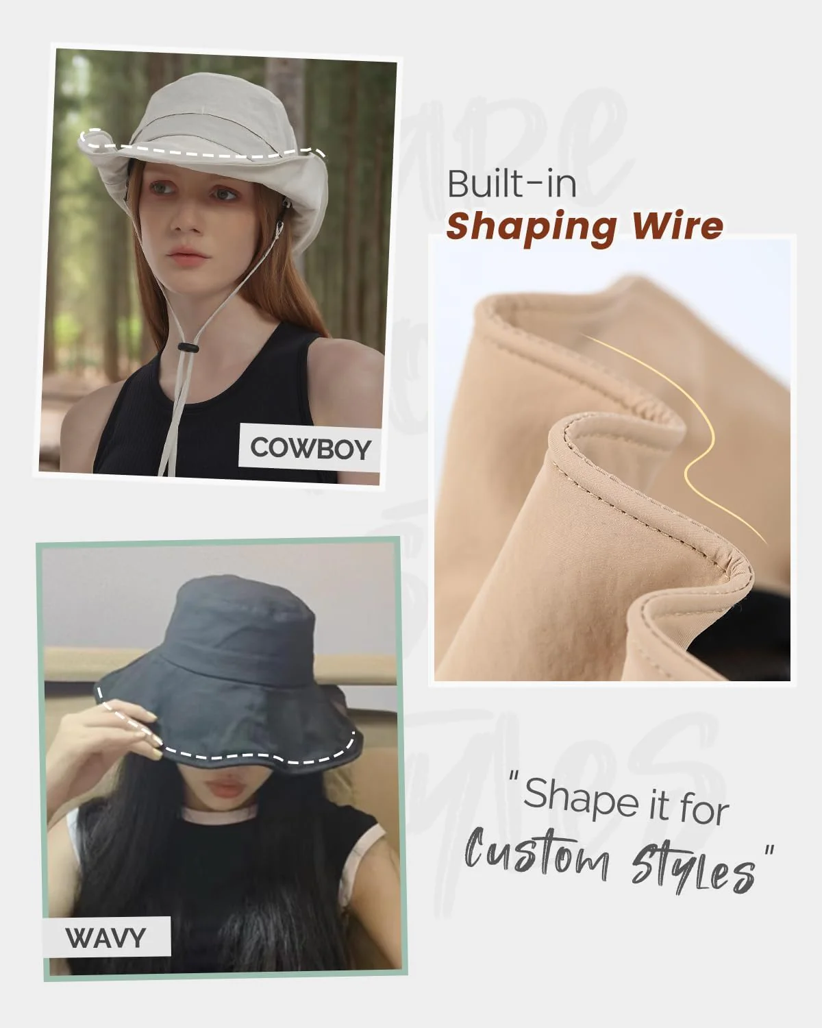 Creekstone Waterproof Bucket Hat Sun Protection UPF50+ Packable Khaki OSFM NEW - Image 5