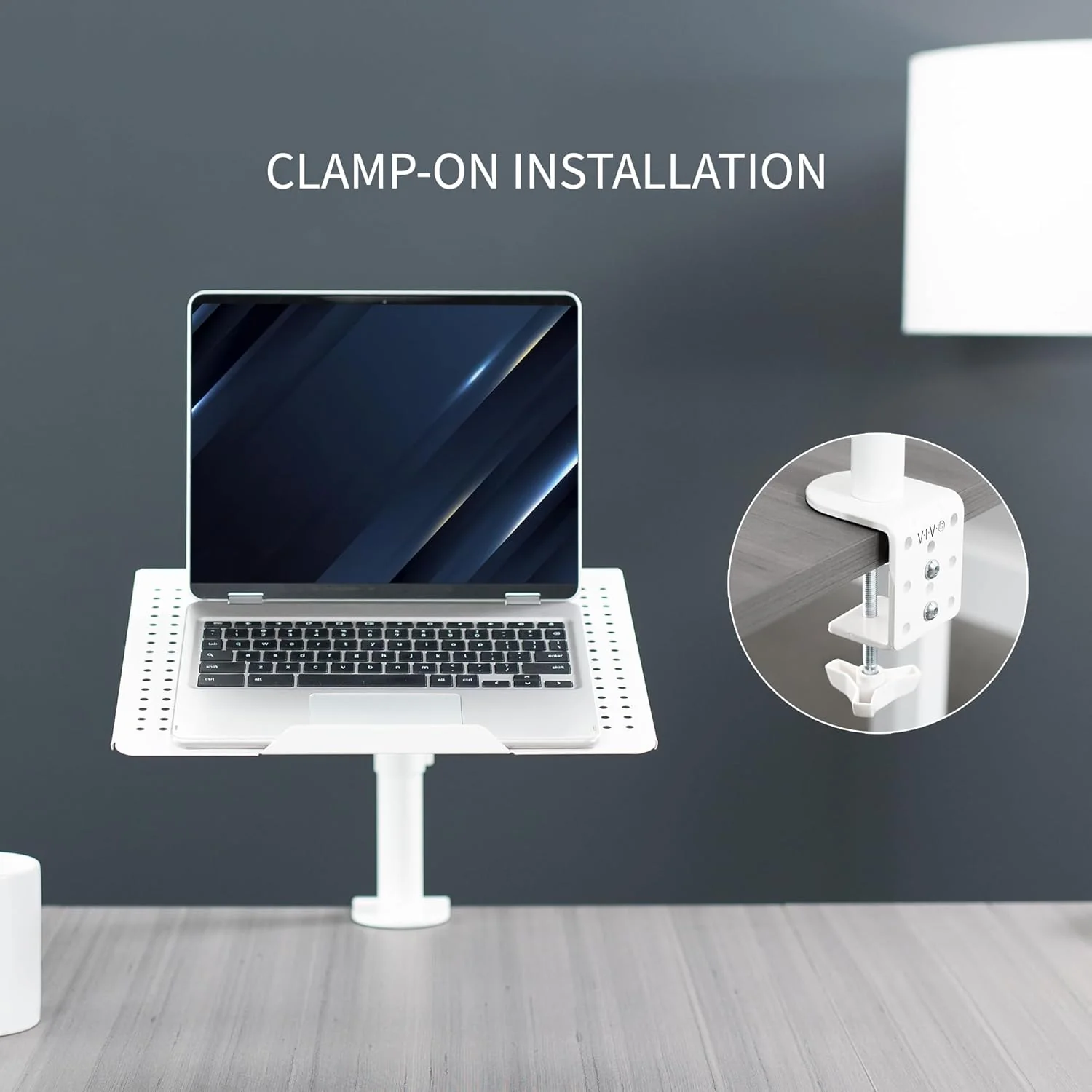 VIVO Fully Stands Adjustable Laptop Desk Mount Stand Notebook Extension NEW - Image 8