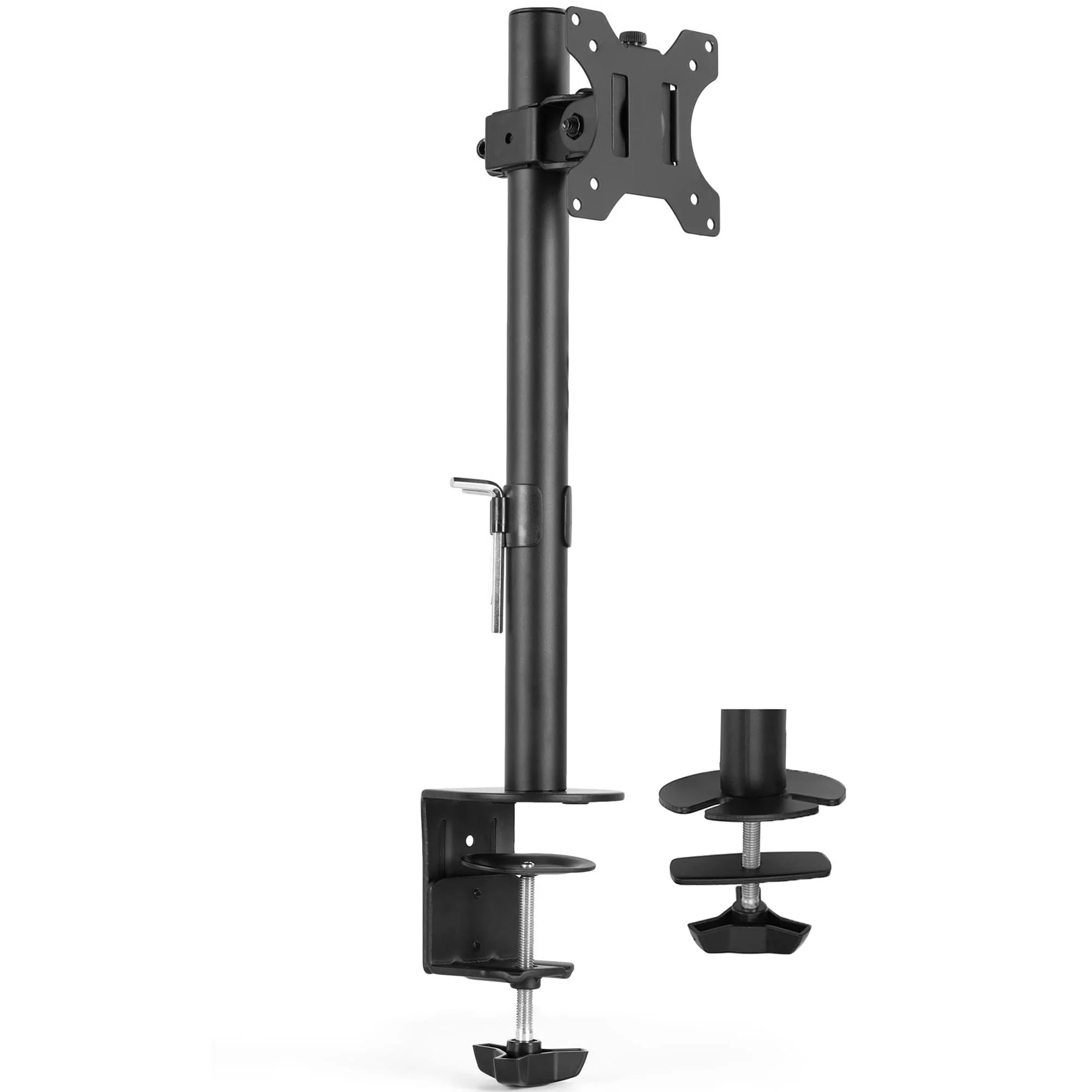VIVO Adjustable Monitor Desk Mount Stand Holds 13-38 Inch LCD Screens Black NEW