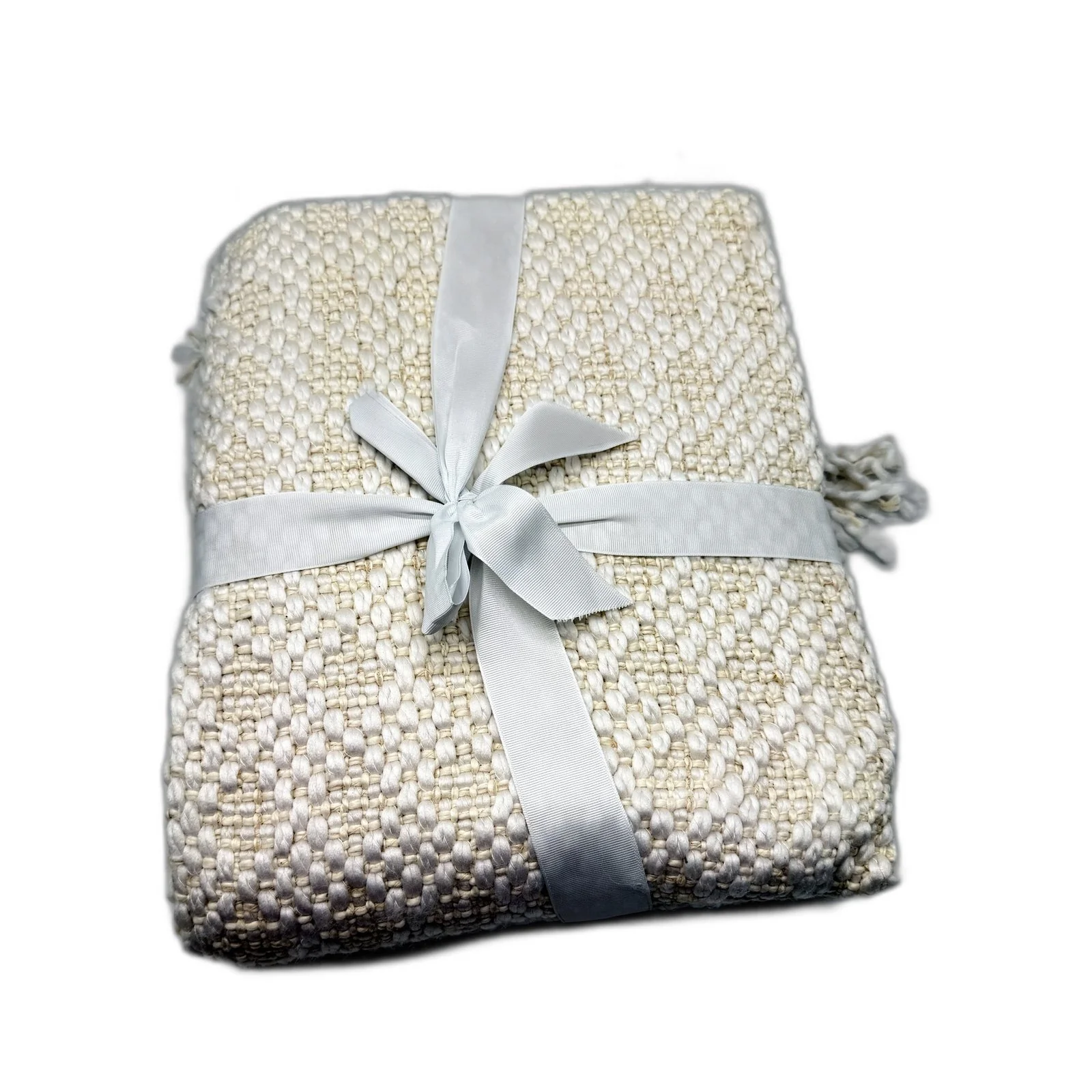 Target Atlas Textured Throw Blanket Cozy Soft Plush Cream/White 127 x 152cm NEW - Image 6