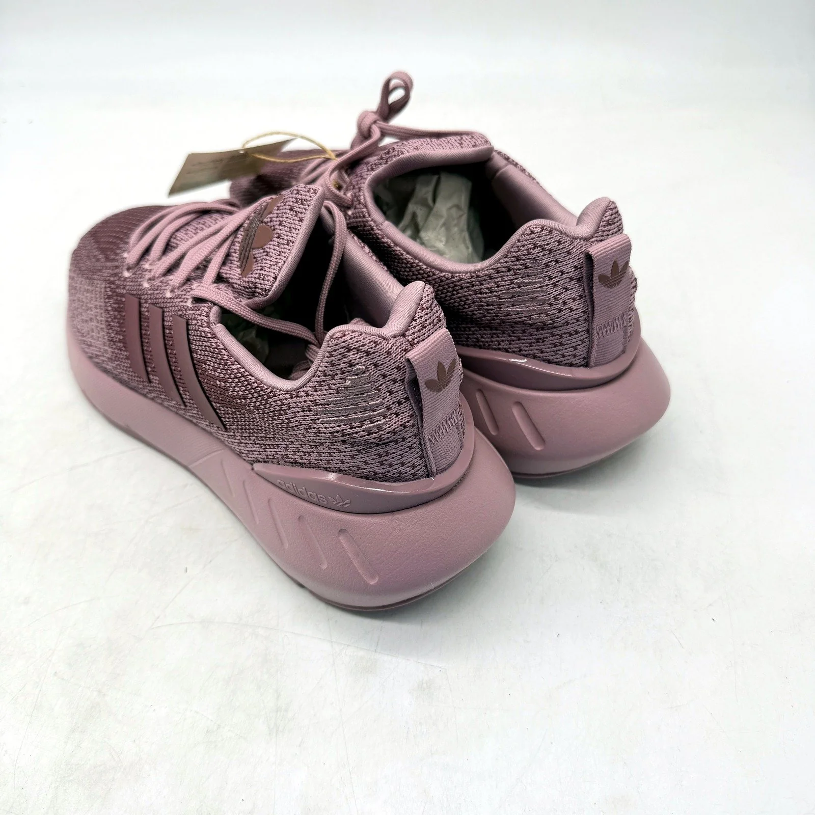 adidas Womens Swift Run 22 Lightweight Running Shoes Pink Mauve Size US 8 NEW - Image 3