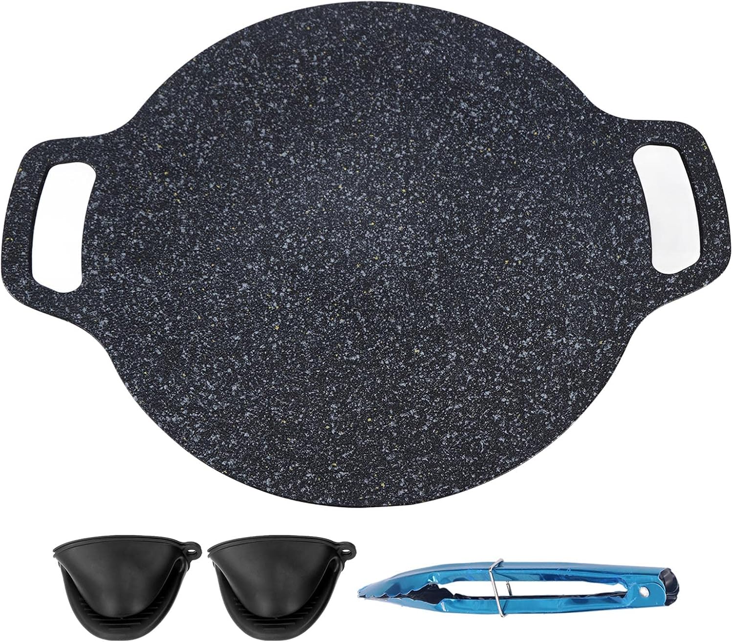 woshow Aluminum Round Griddle Pan Medical Stone Coating Easy to Clean 28cm NEW - Image 7