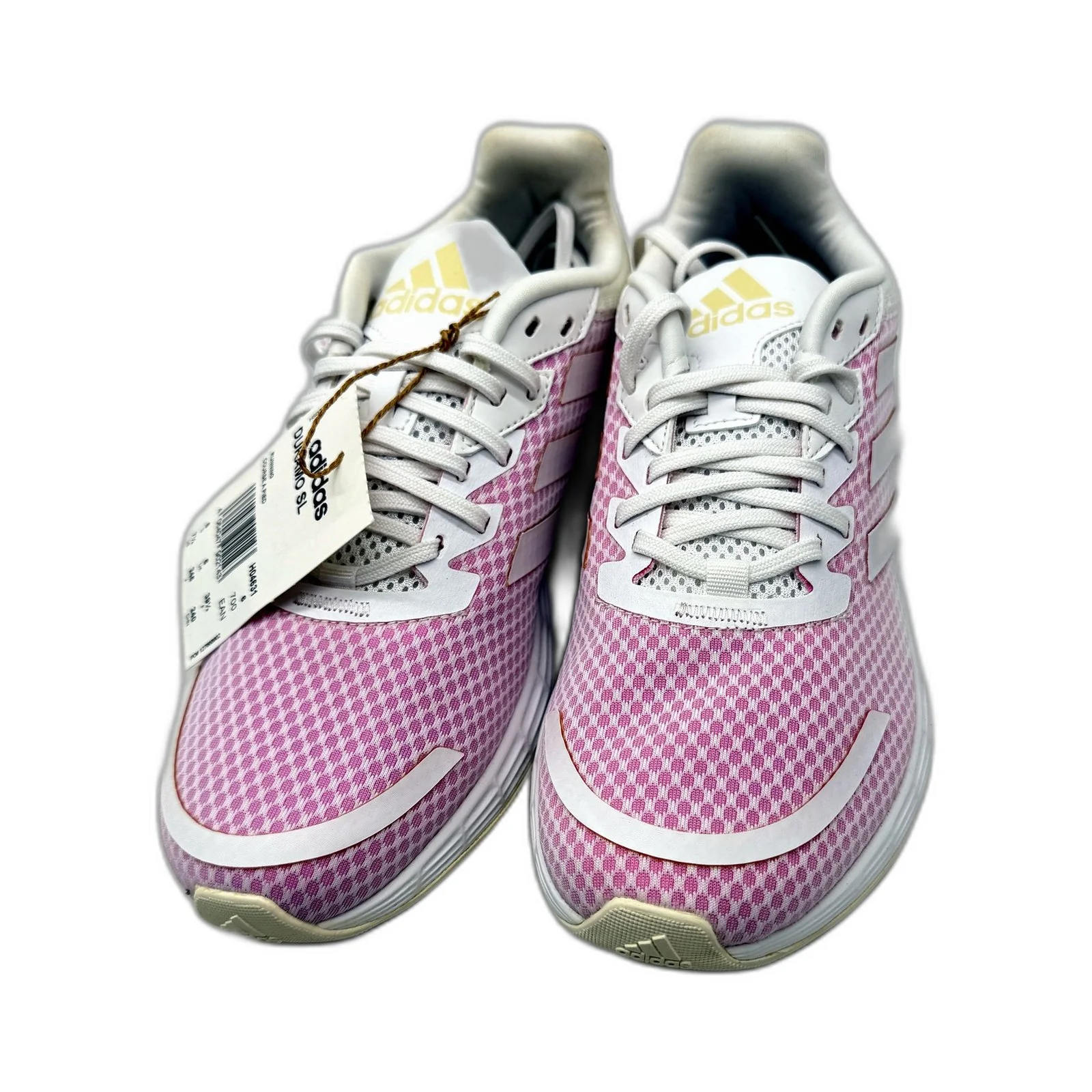 adidas Womens Duramo SL Pink/White Running Course Shoes US Size 7.5 DEMO - Image 5