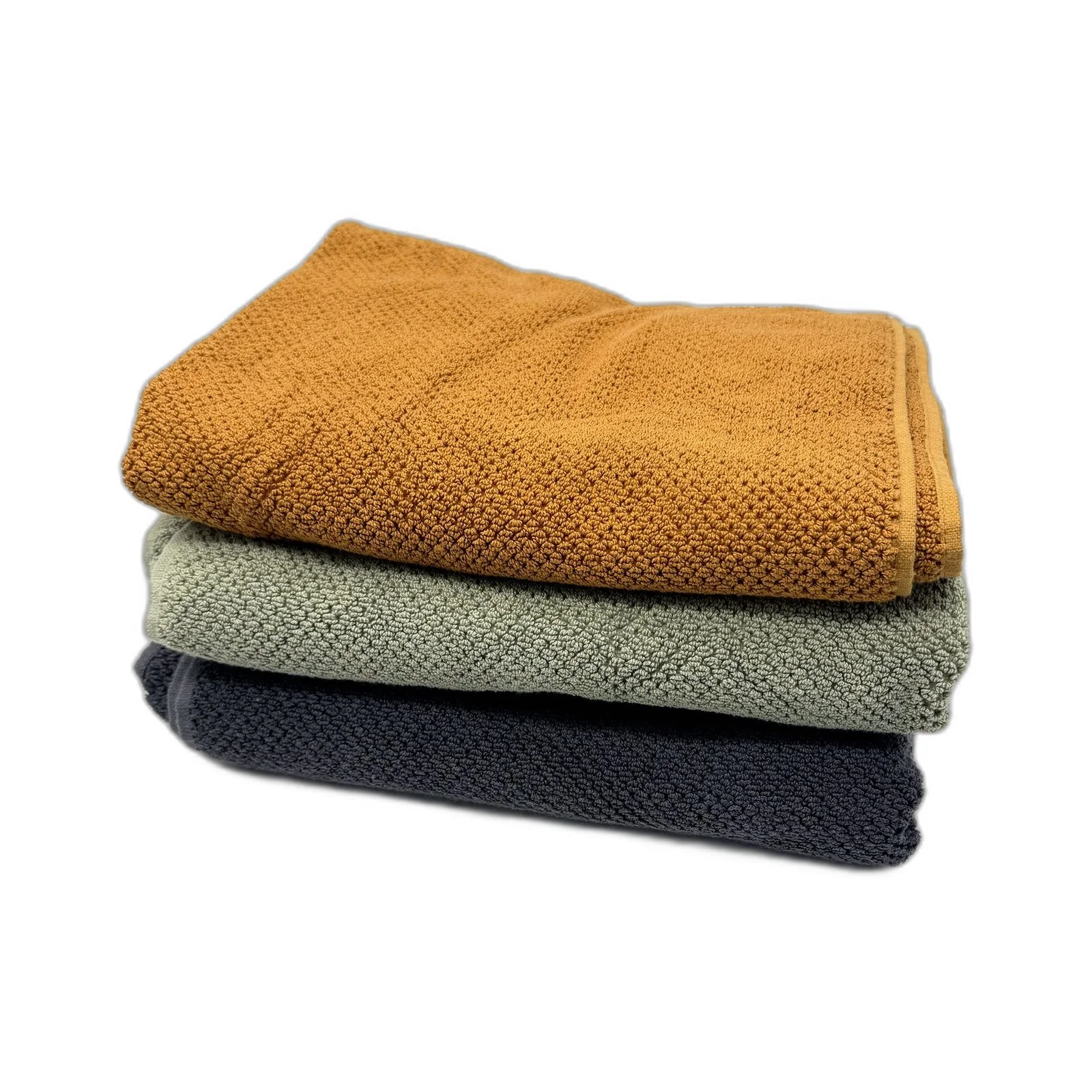 Target Flynn 3 Piece Cotton & Bamboo Bath Mat Set in Warm Earth Tones NEW - Image 2