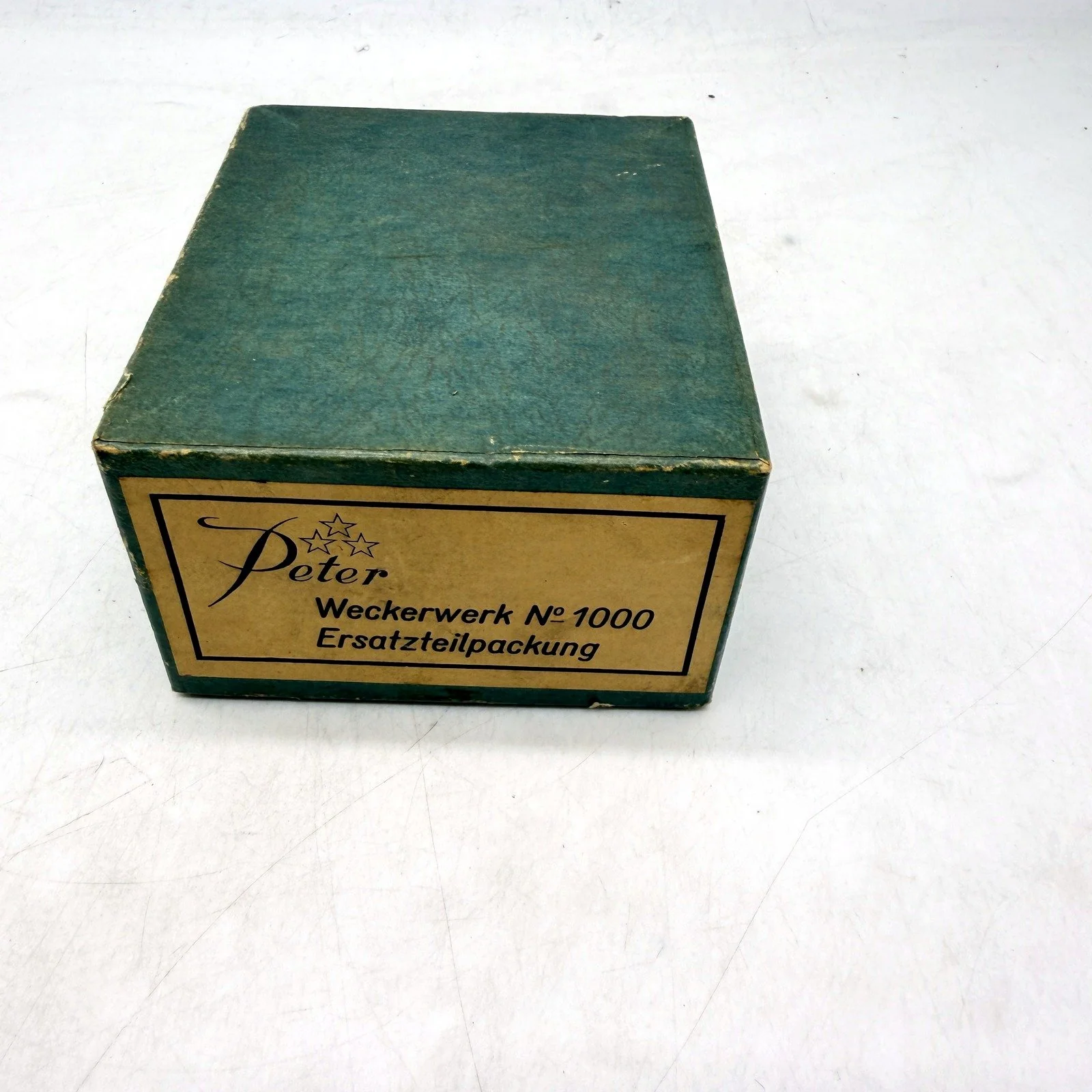 VINTAGE Clock Movement Parts By Peter Weckerwerk Ersatzteilpackung In Box - Image 3