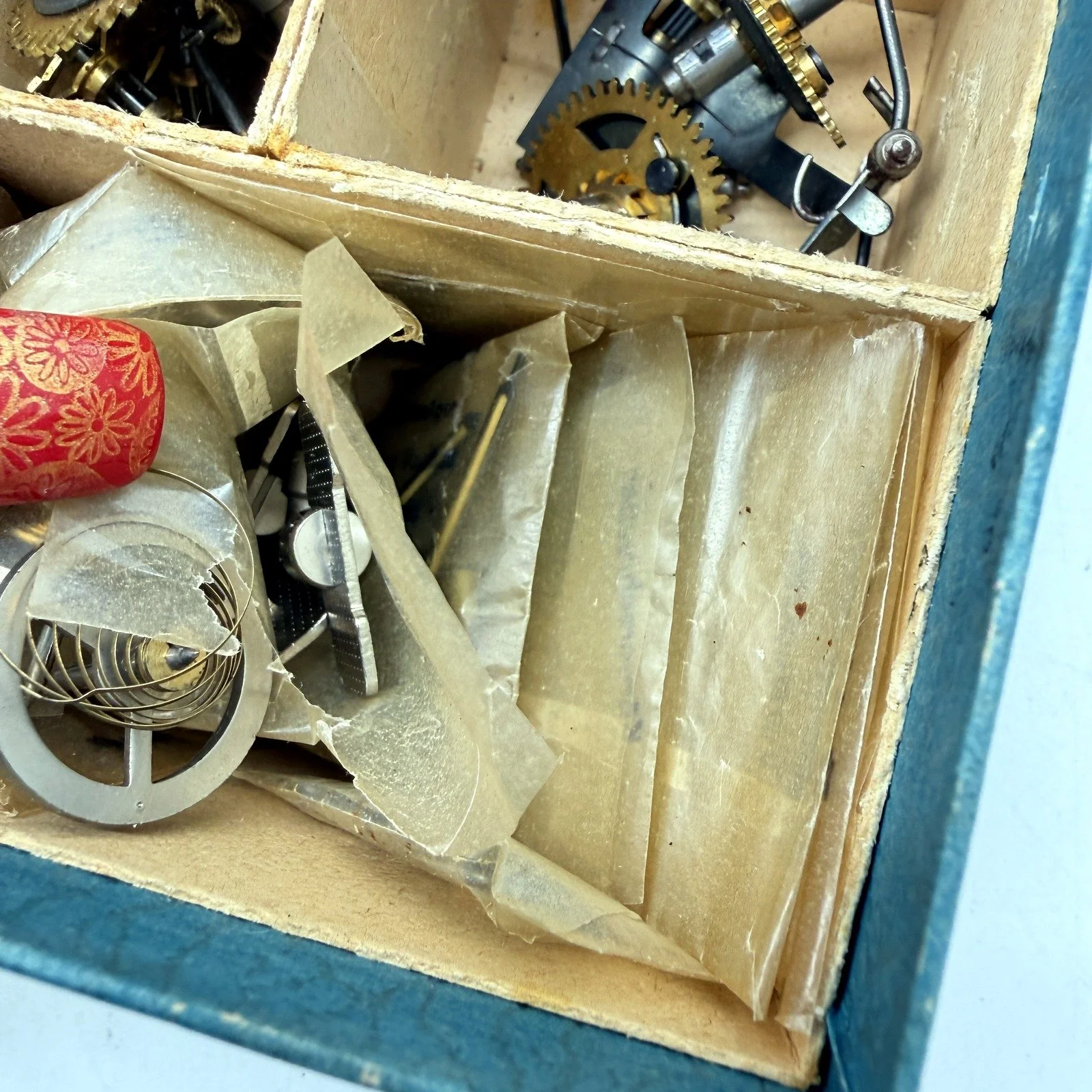 VINTAGE Clock Movement Parts By Peter Weckerwerk Ersatzteilpackung In Box - Image 5