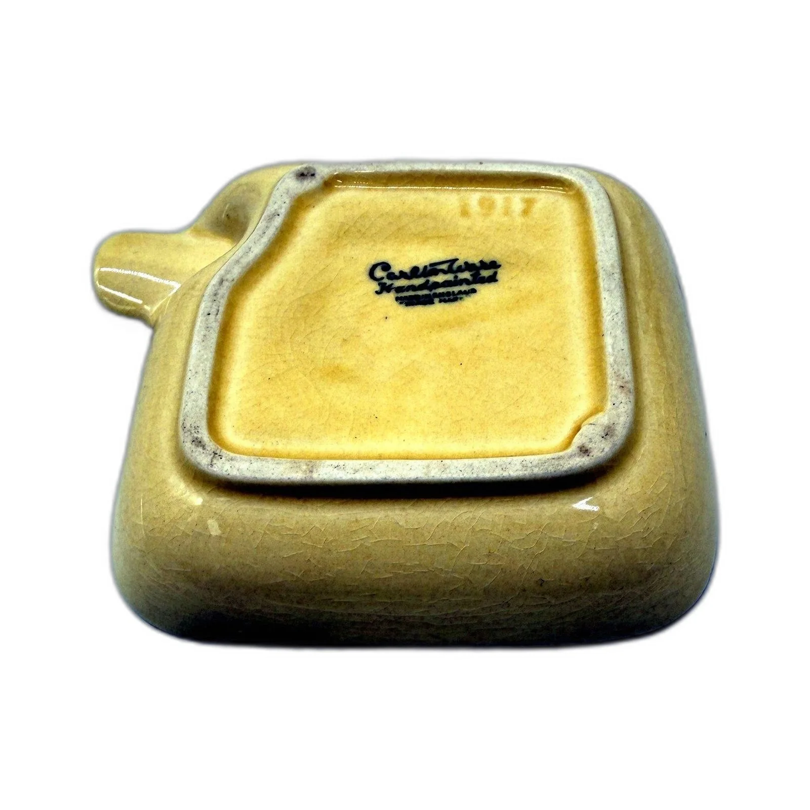 VINTAGE Carlton Ware Hand Painted England Ceramic Dog Trinket Dish 10cm - Image 5