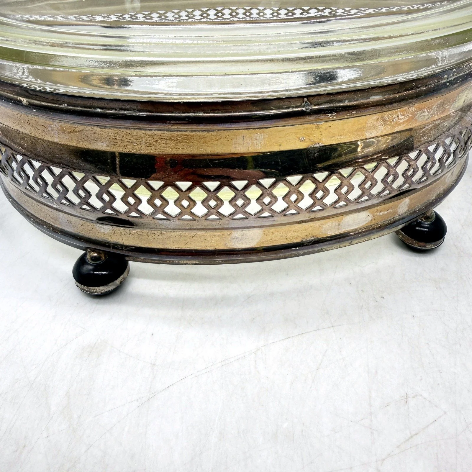 VINTAGE Pyrex Glass Bakeware Metal Stand Serving Set With Baking Dishes AUS MADE - Image 3