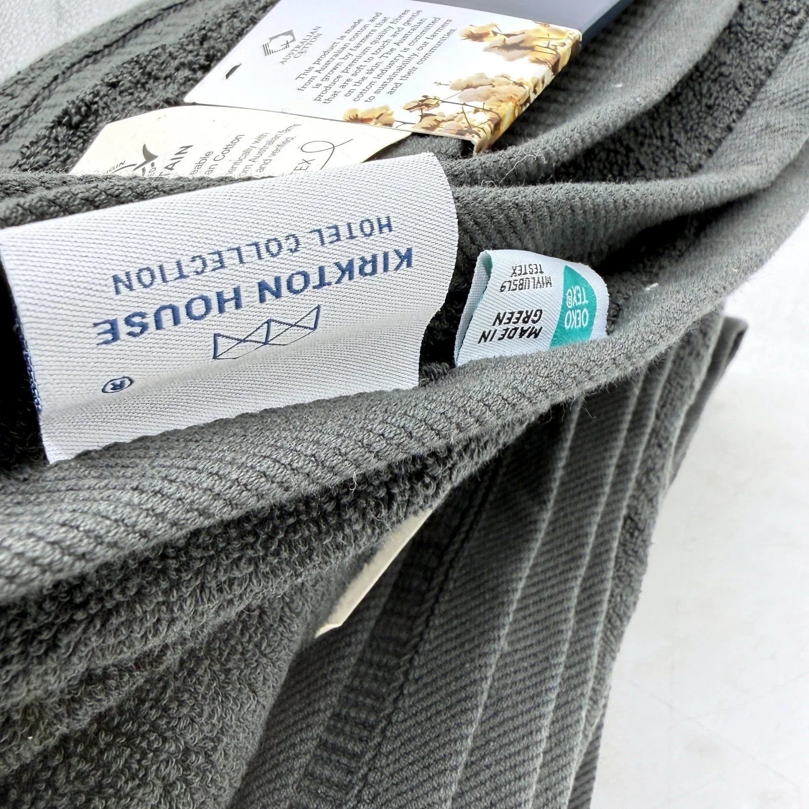 Soft & Absorbent 3 Piece Charcoal Grey Baths Towel Luxury Cotton NEW - Image 6