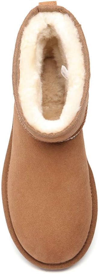 UGG OZ Shepherd Twinface Sheepskin Ankle Boots Chestnut Men 4 Women 6 NEW - Image 5