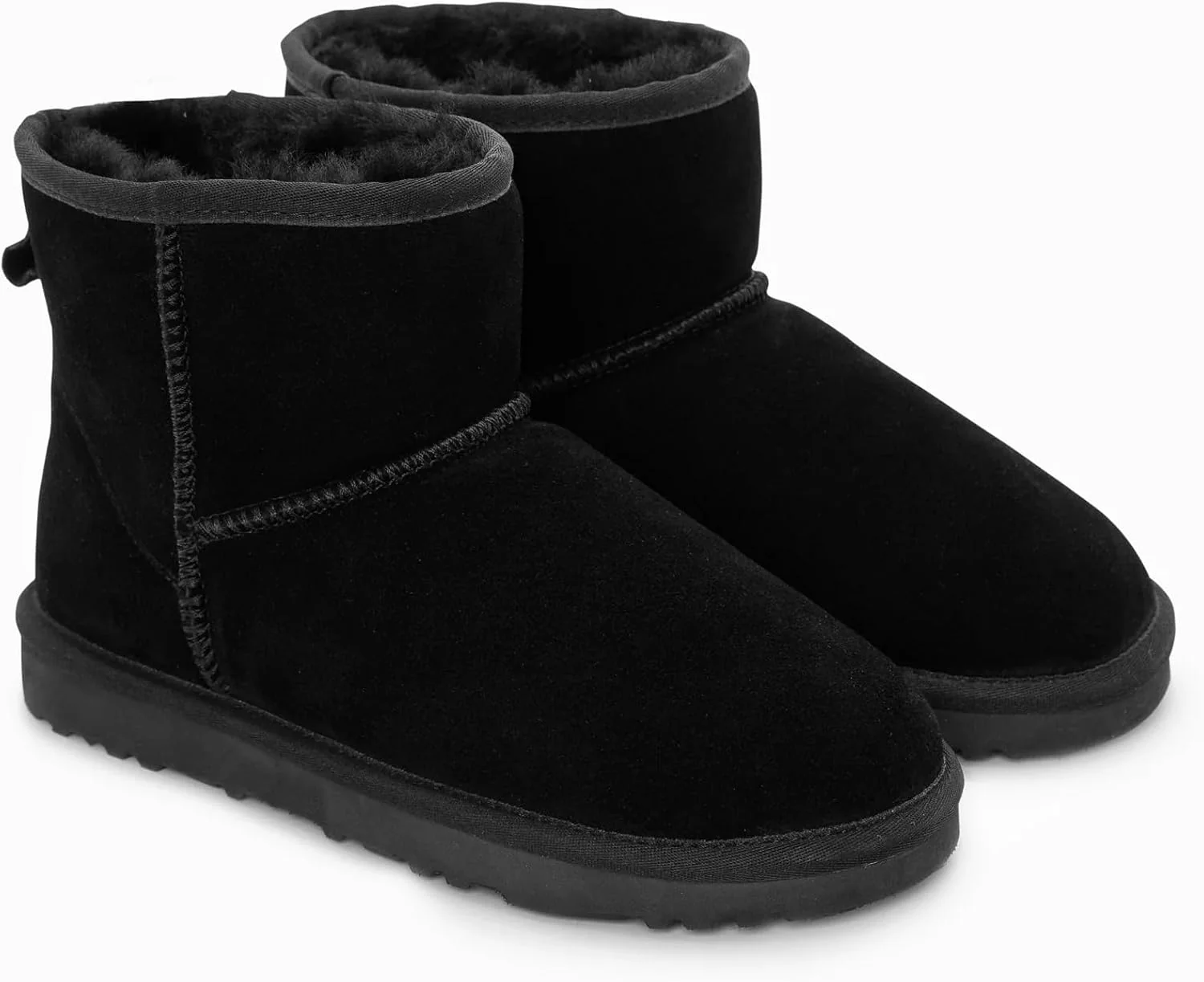 UGG OZWild Mens Classic Australian Sheepskin Ankle Boots, Black, EU 42 NEW - Image 5