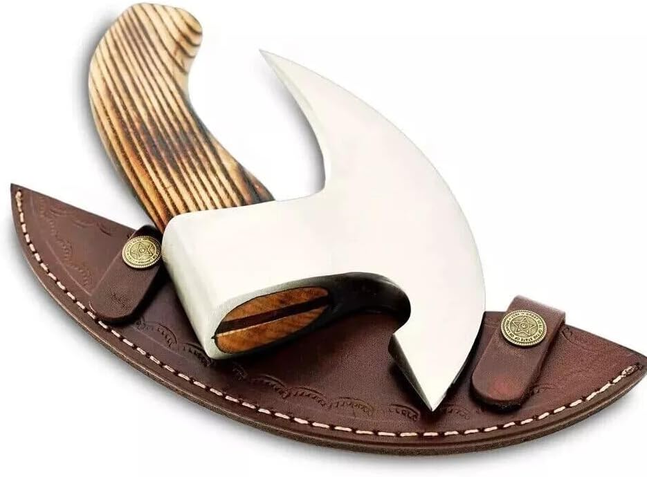 LIFAFA Premium Chef's Knife with Olive Wood Handle Pizza Cutter & Sheath NEW - Image 2