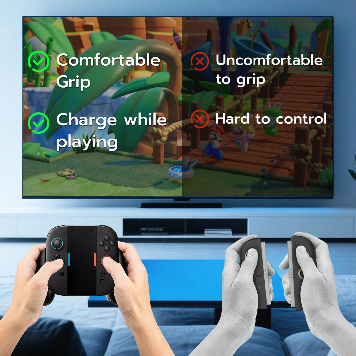 Mcbazel Charging Controllers Grip for Nintendo Switch 2 Joy-Cons - Play NEW - Image 8
