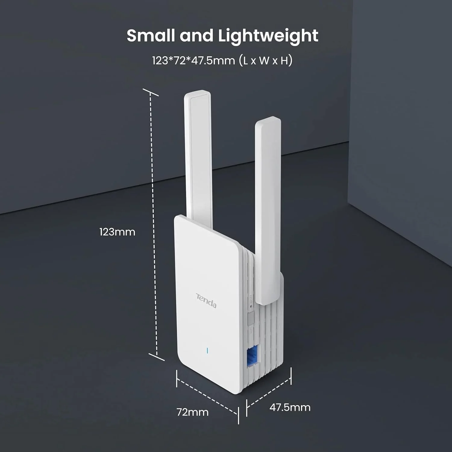 Tenda AX3000 A33 WiFi 6 Dual Band Gigabit Range Extender Repeater, White DEMO - Image 11