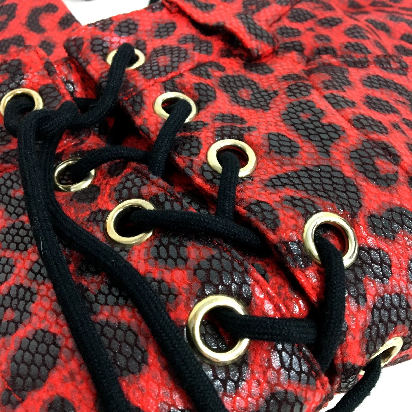 Jagger & Stone Womens Leopard Print Pants Drawstring Waist Comfortable Size 8 - Image 4