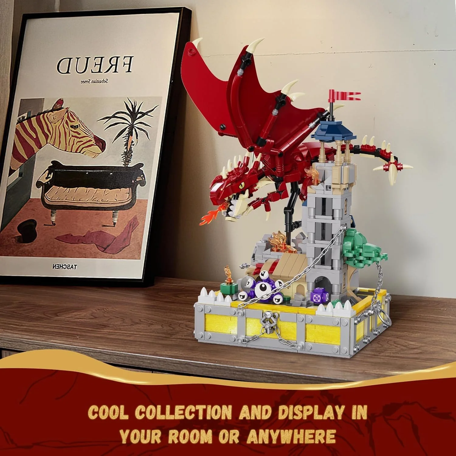 QLT QIAOLETONG Boys Castle Building Set Multicolour Plastic Size 7.8 X 11.8 NEW - Image 2