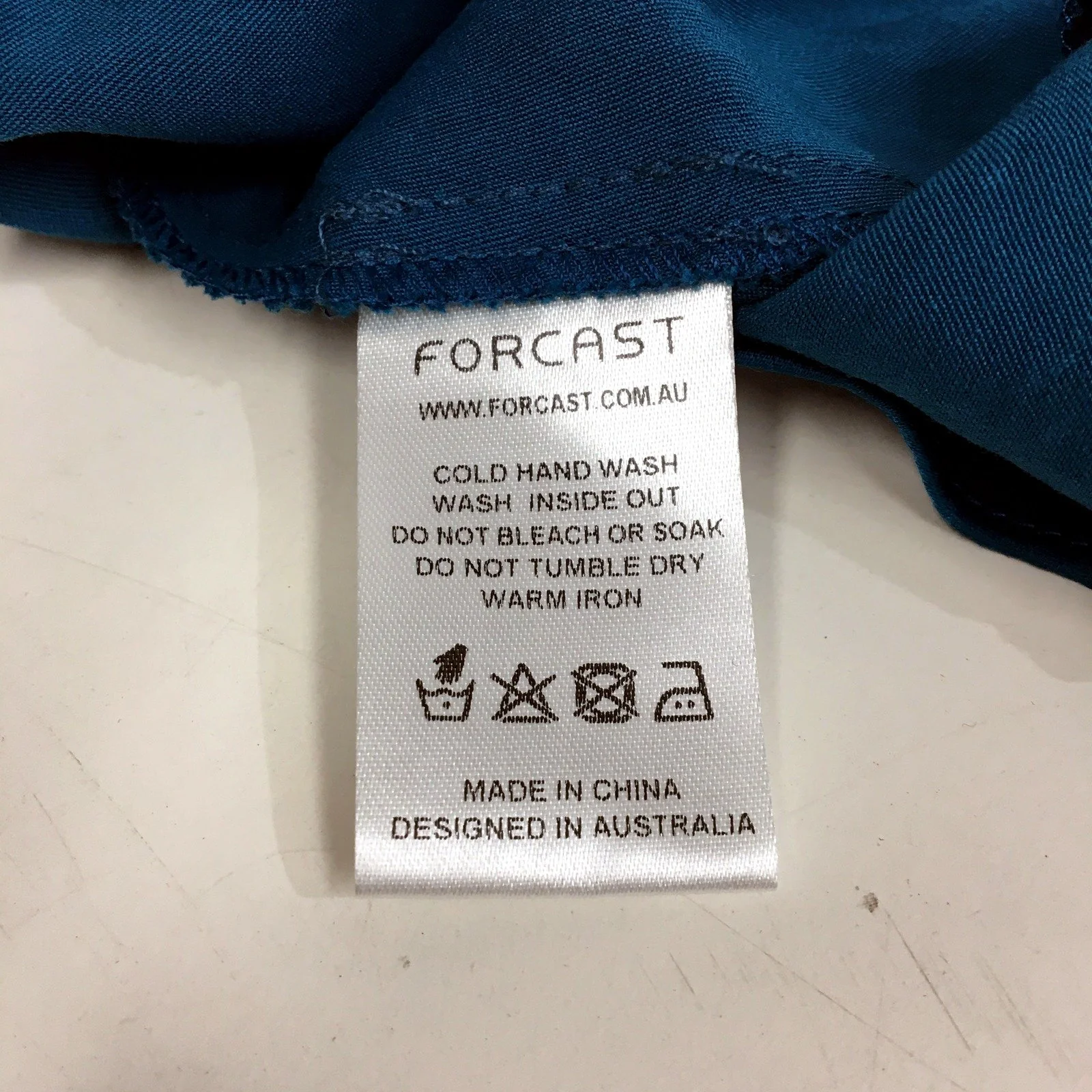 Forcast Womens Navy Blue Soft Comfortable Camisole Tank Top Size 14 - Image 3