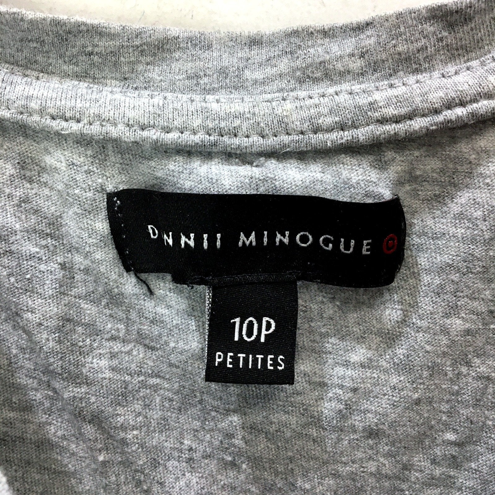 Dannii Minogue Womens Gray Cotton Tank Top Cozy Relaxed Fit Size 10 - Image 5