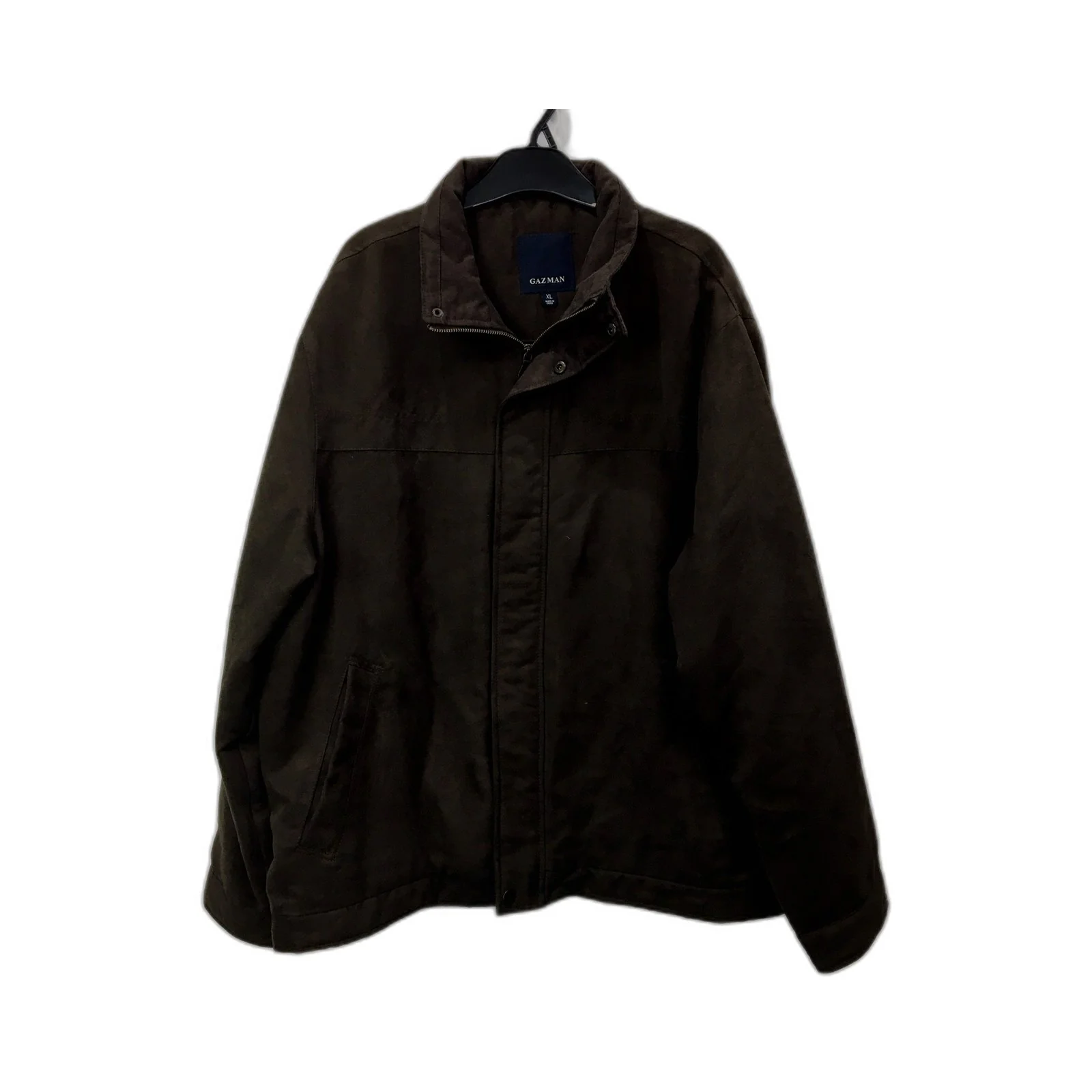 Gazman Mens Polyester Cotton Jacket in Brown, Size XL