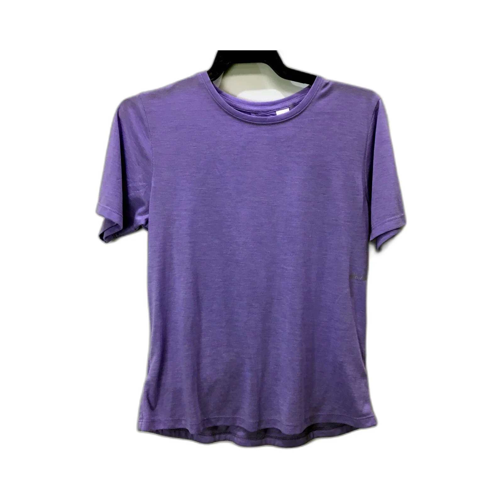 Ell & Voo Womens Soft Comfortable Purple T-Shirt for Everyday Wear Size 12