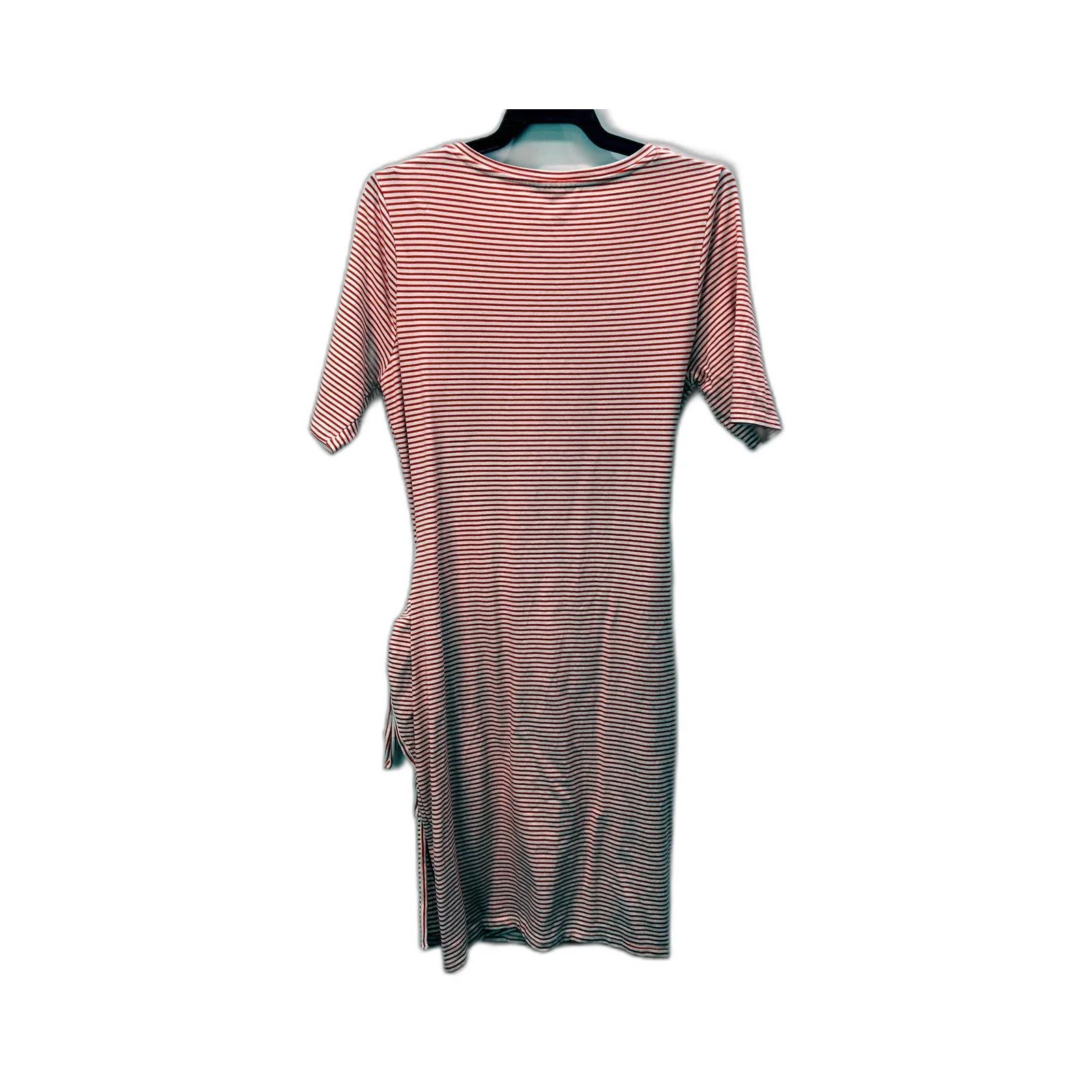Seed Heritage Womens Striped Dress Elastic Comfortable Red and White Size S - Image 2