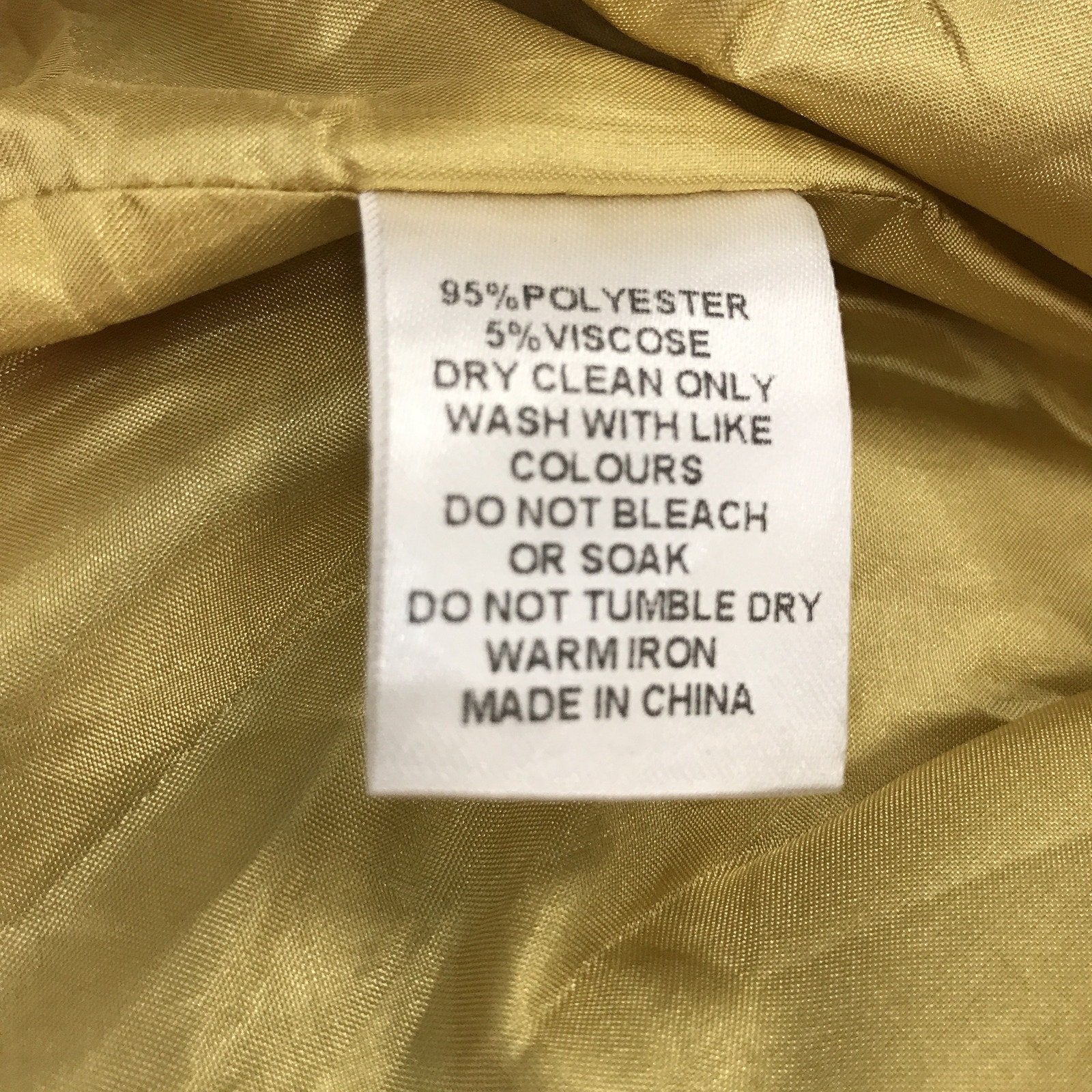 Forecast Thick Winter Warm Trench Coat Tan Polyester Ladies Size 12 - Image 4