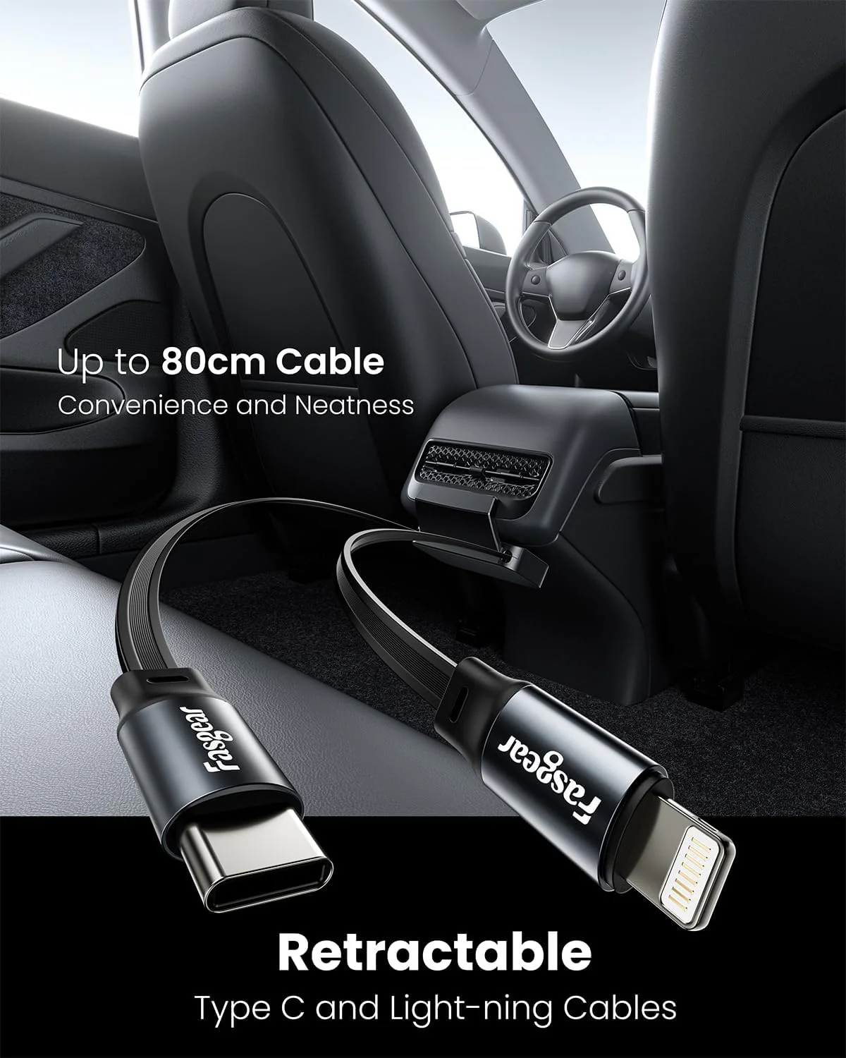 Fasgear Rear USB Charging Hub Docking Station for Tesla Model Y - DEMO - Image 4