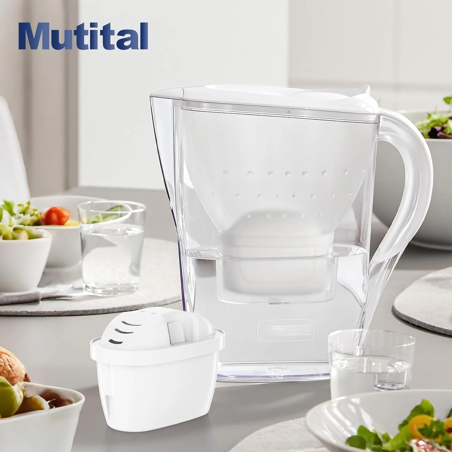 Mutital Water Filter Cartridges for Brita Maxtra+ Marella Aluna Navelia DEMO - Image 9