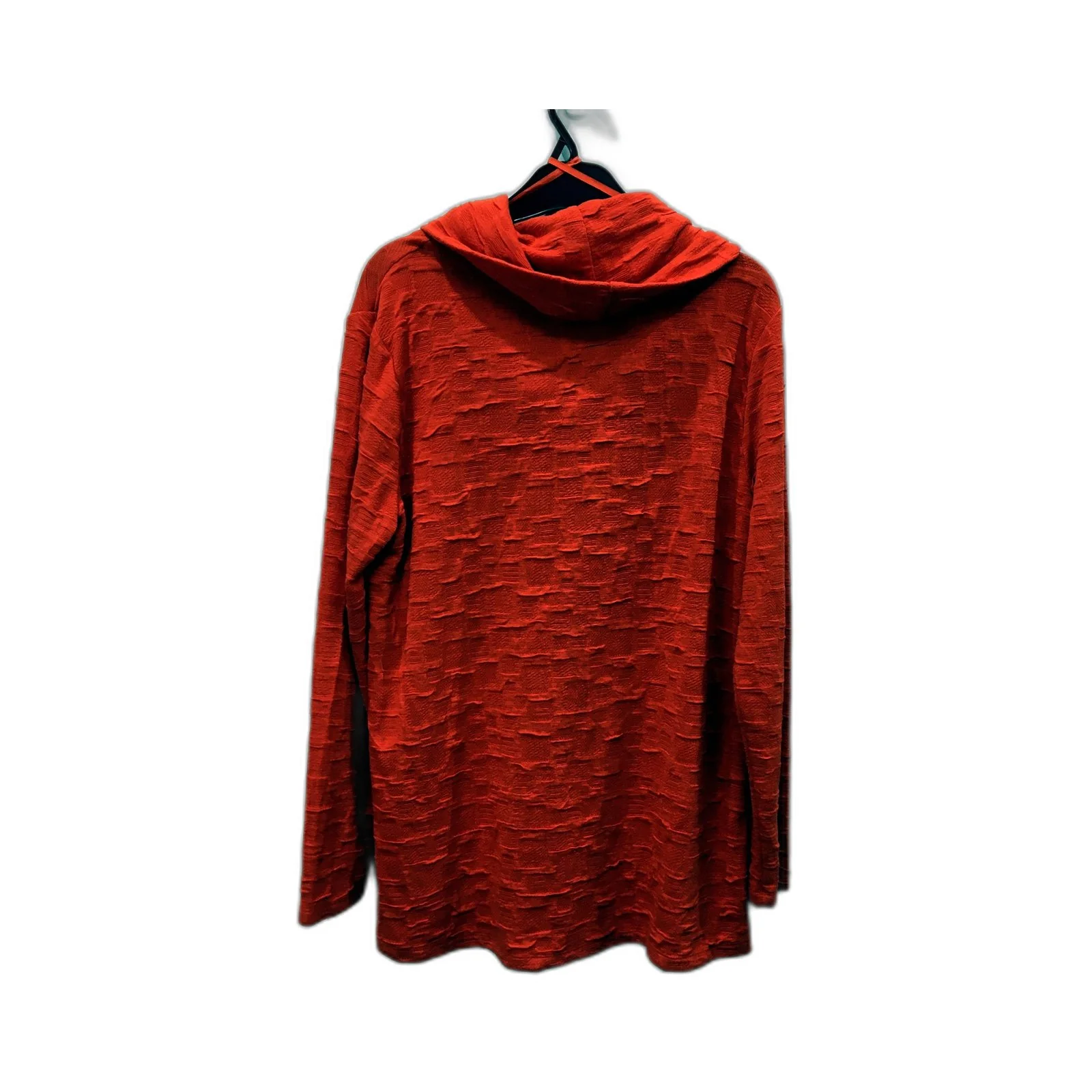 NONIB Womens Long Sleeve Roll Neck Textured Knit Top Pureed Pumpkin Size NEW - Image 2