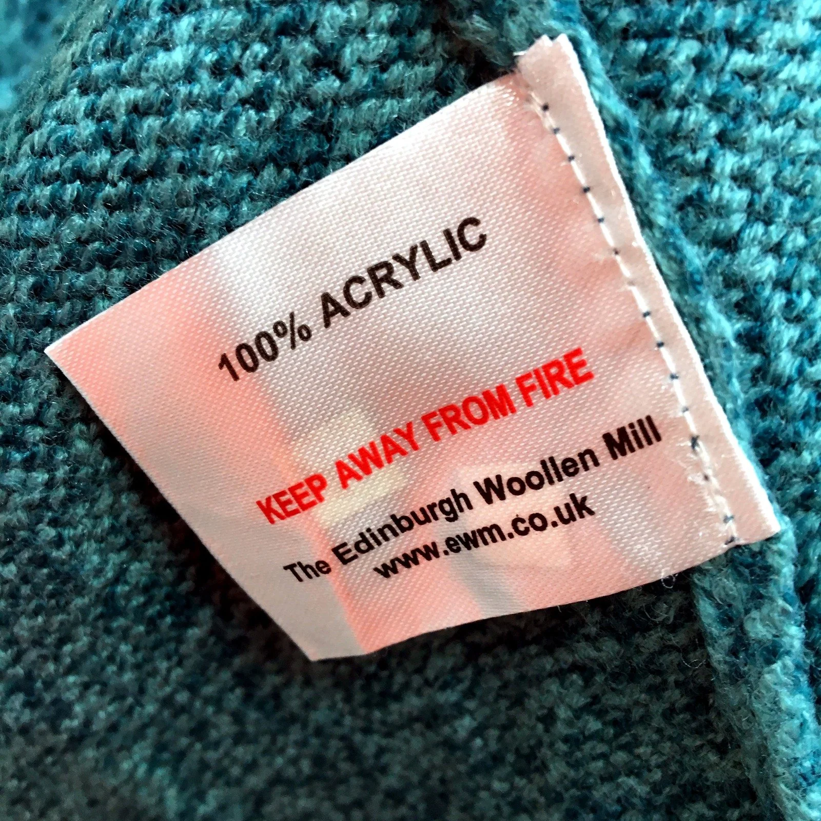 Honour Womens Teal Pullover Acrylic Knit Comfortable Sweater Size 14 NEW - Image 3