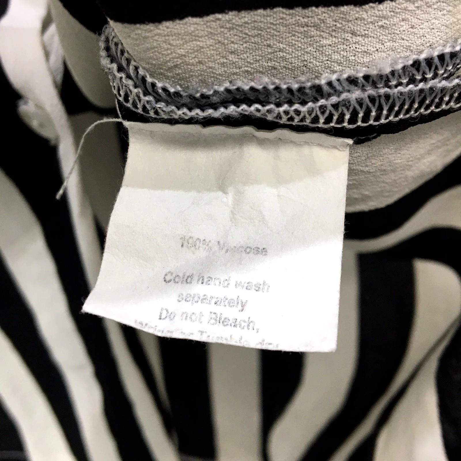 Sandra Soulos Womens Button-Down Shirt Black and White Striped Size 14 - Image 3
