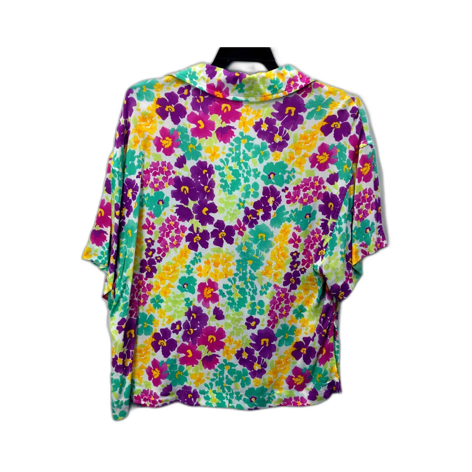 Sportsgirl Womens Floral Print Blouse Button Up Shirt Multi Color Size 6 - Image 2