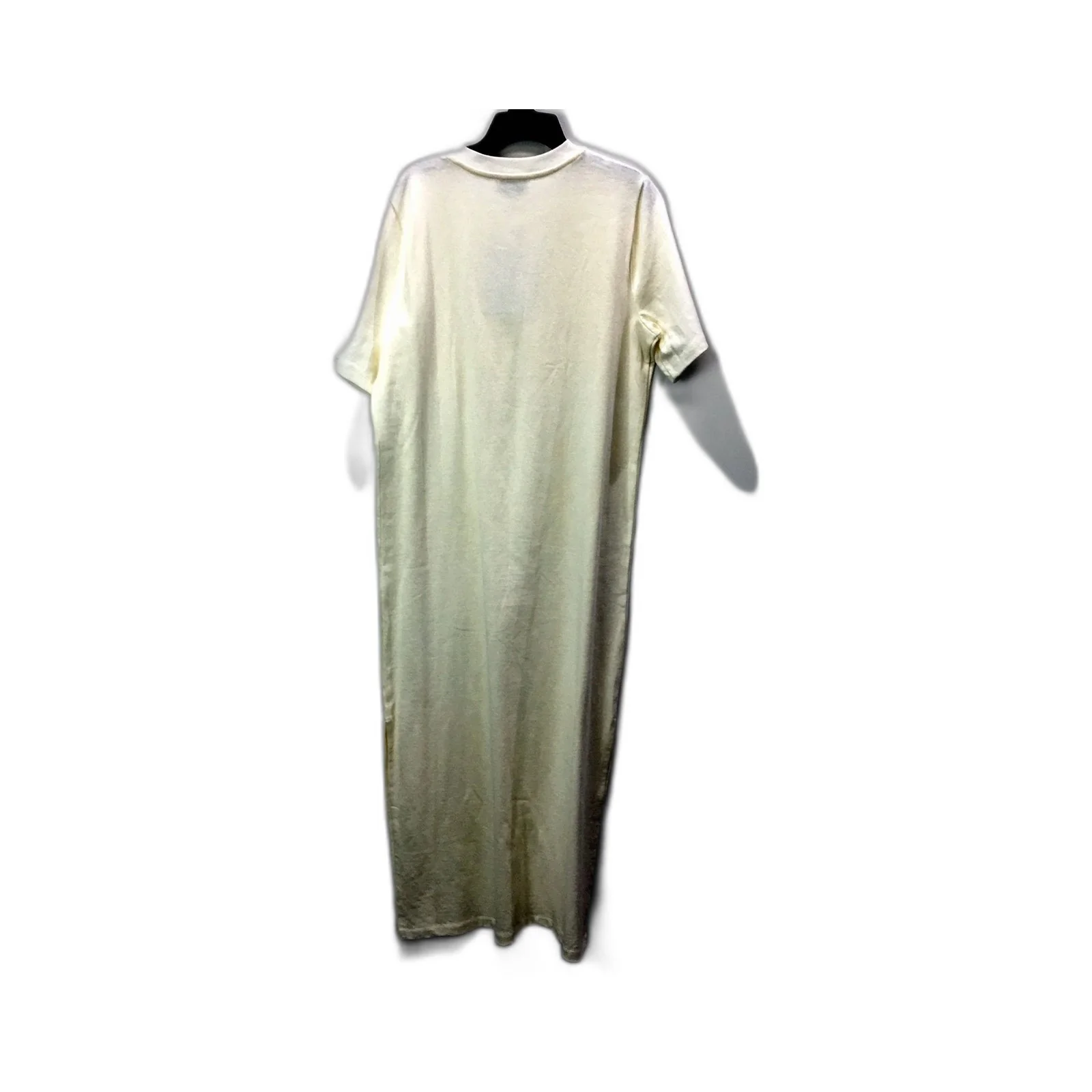 Piper Womens Organic Cotton Jersey Pullover Dress in Cream, Size S NEW - Image 2