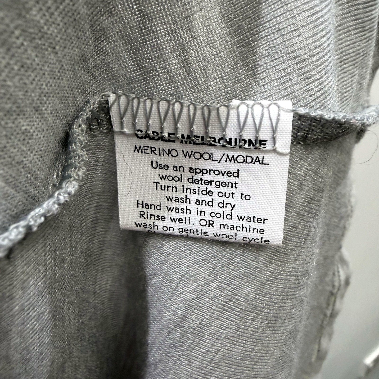 Cable Melbourne Womens Basics Pullover Sweatshirt in Gray, Size M - Image 5