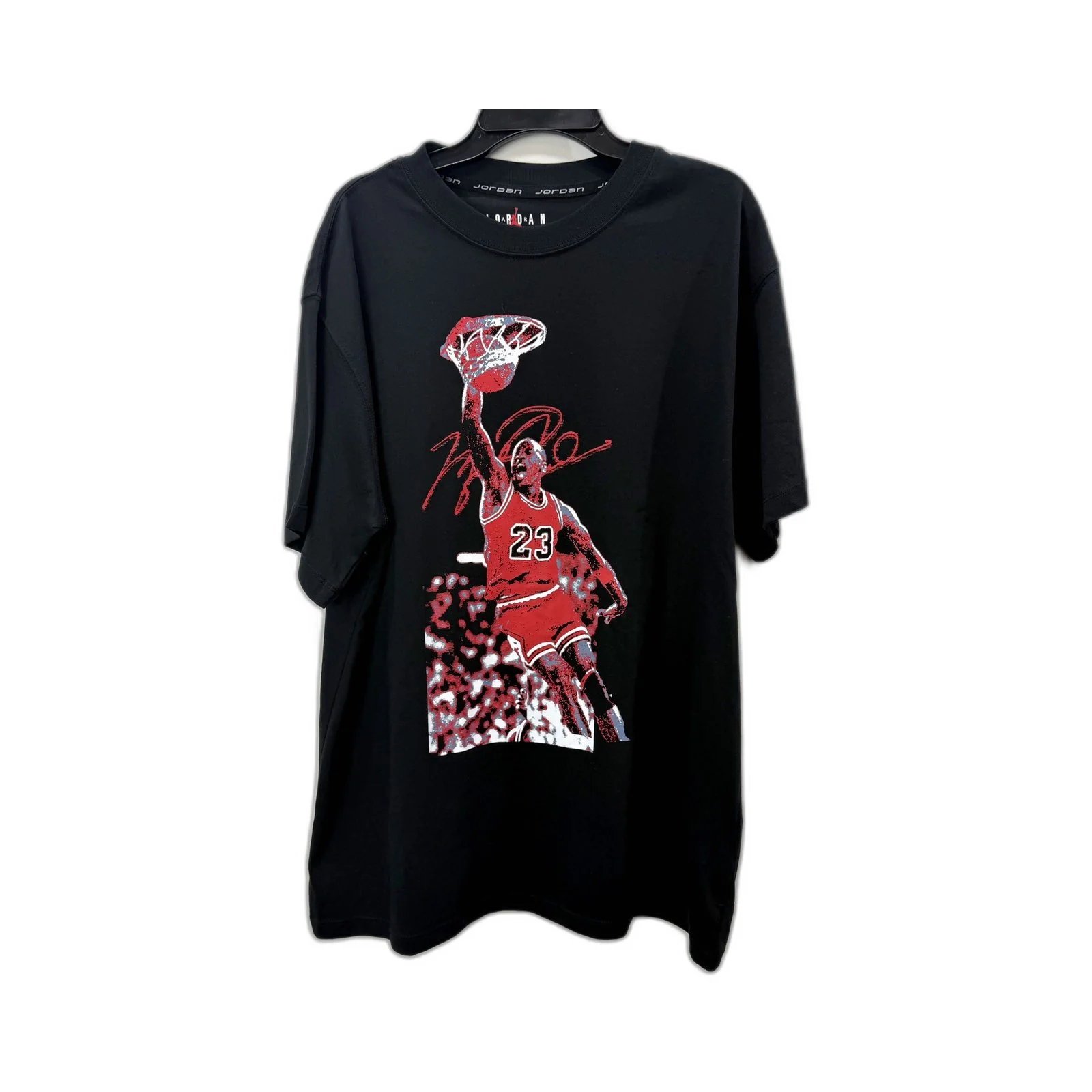 Jordan Mens Basketball Graphic Tee Shirt in Black Size M