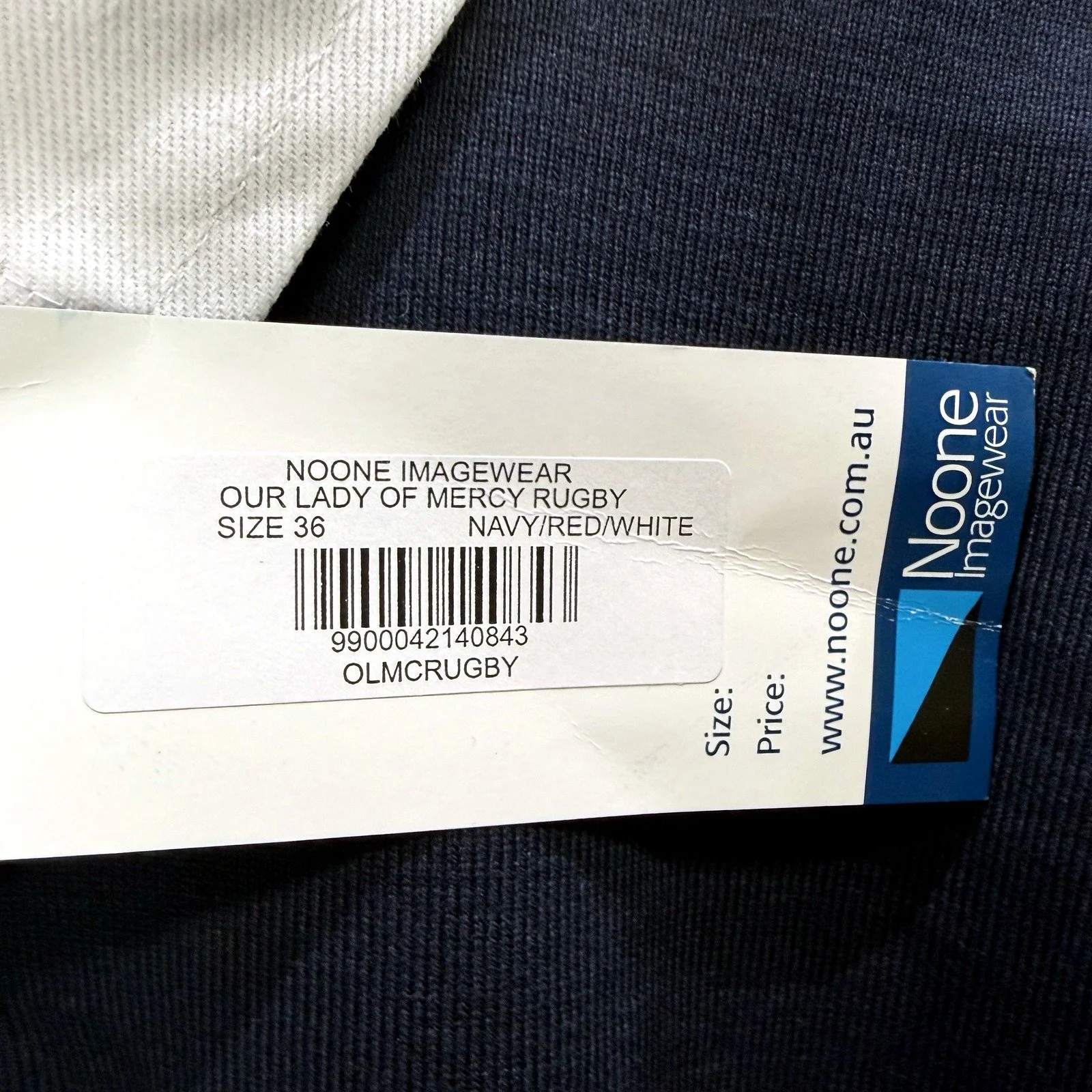 Noone Imagewear Mens Rugby Shirt in Multi Color// Cotton Blend XS NEW - Image 4