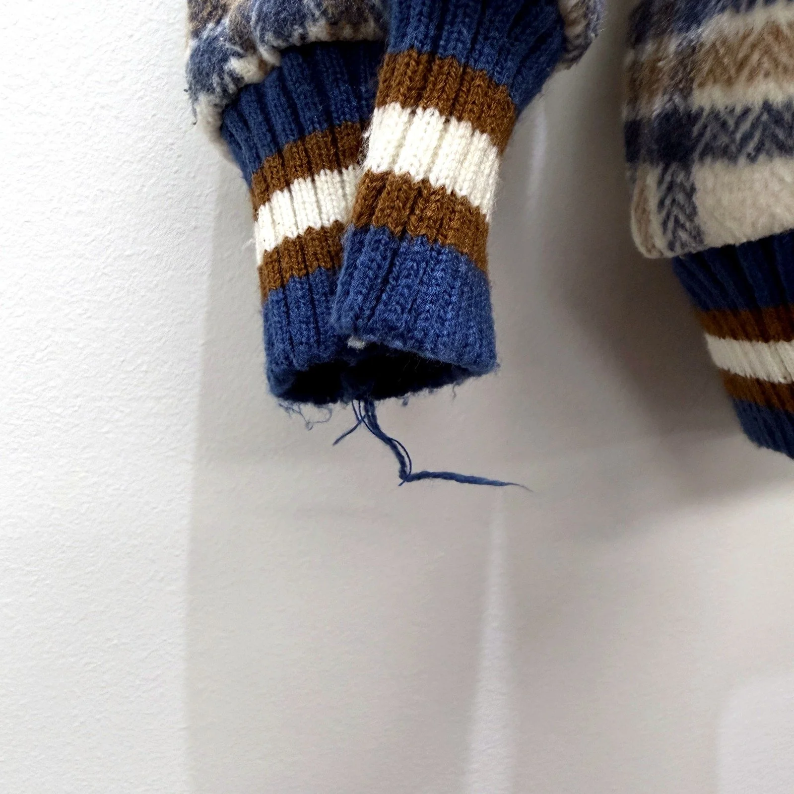K.S. New York Style Womens Plaid Pullover Sweater Vintage Retro Preppy Size 6 - Image 3