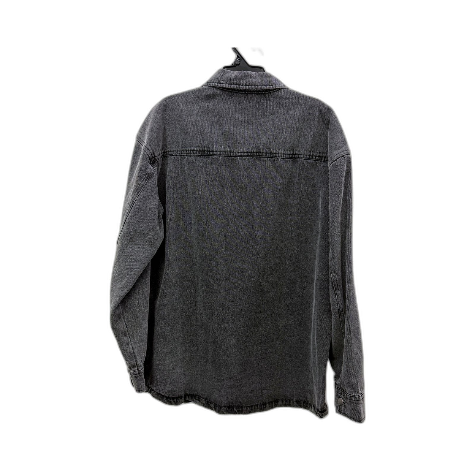 Silent Theory Mens Gray Denim Jacket for Small Sizes Size Small - Image 2