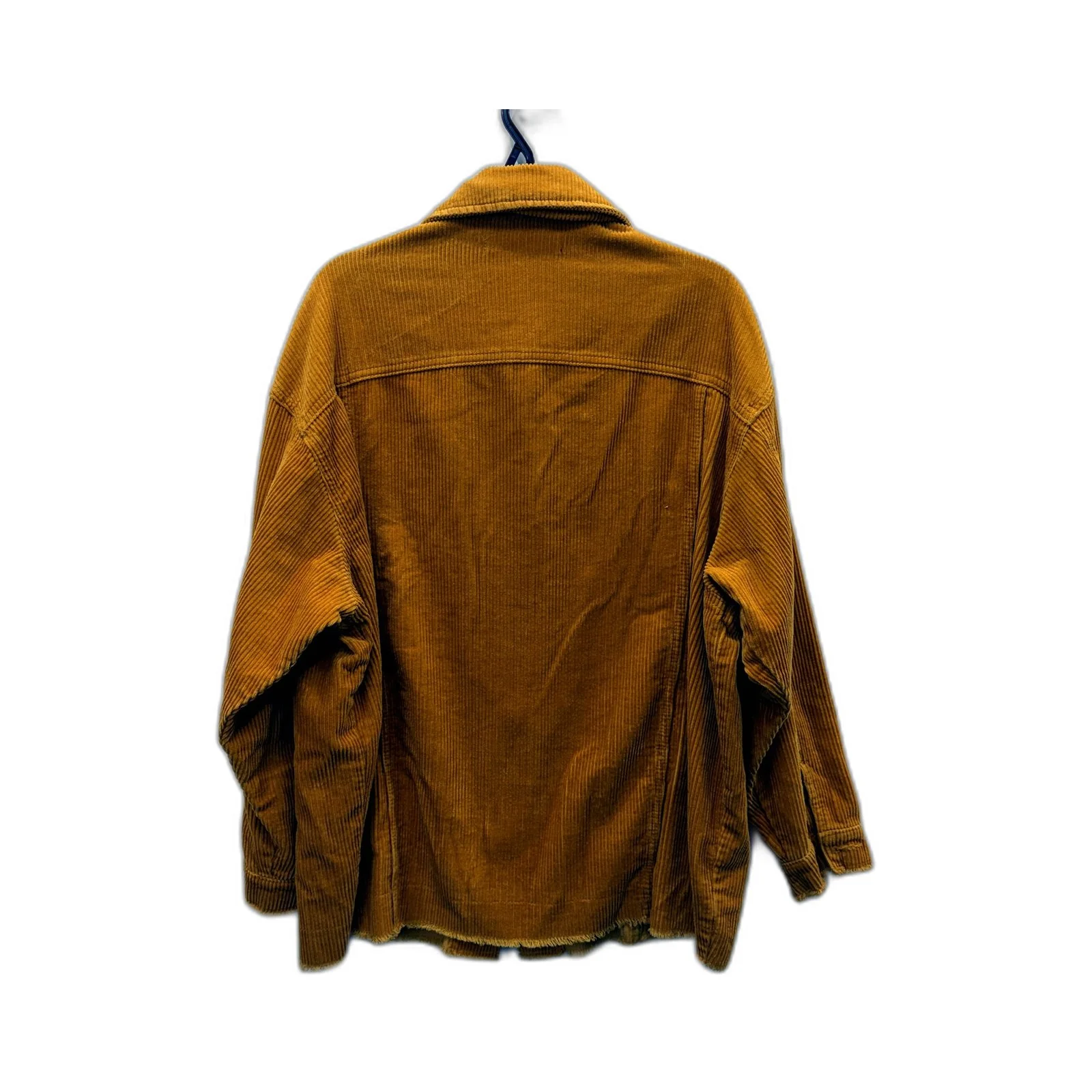 Zara Mens Corduroy Jacket in Mustard Yellow, Size Small - Image 2