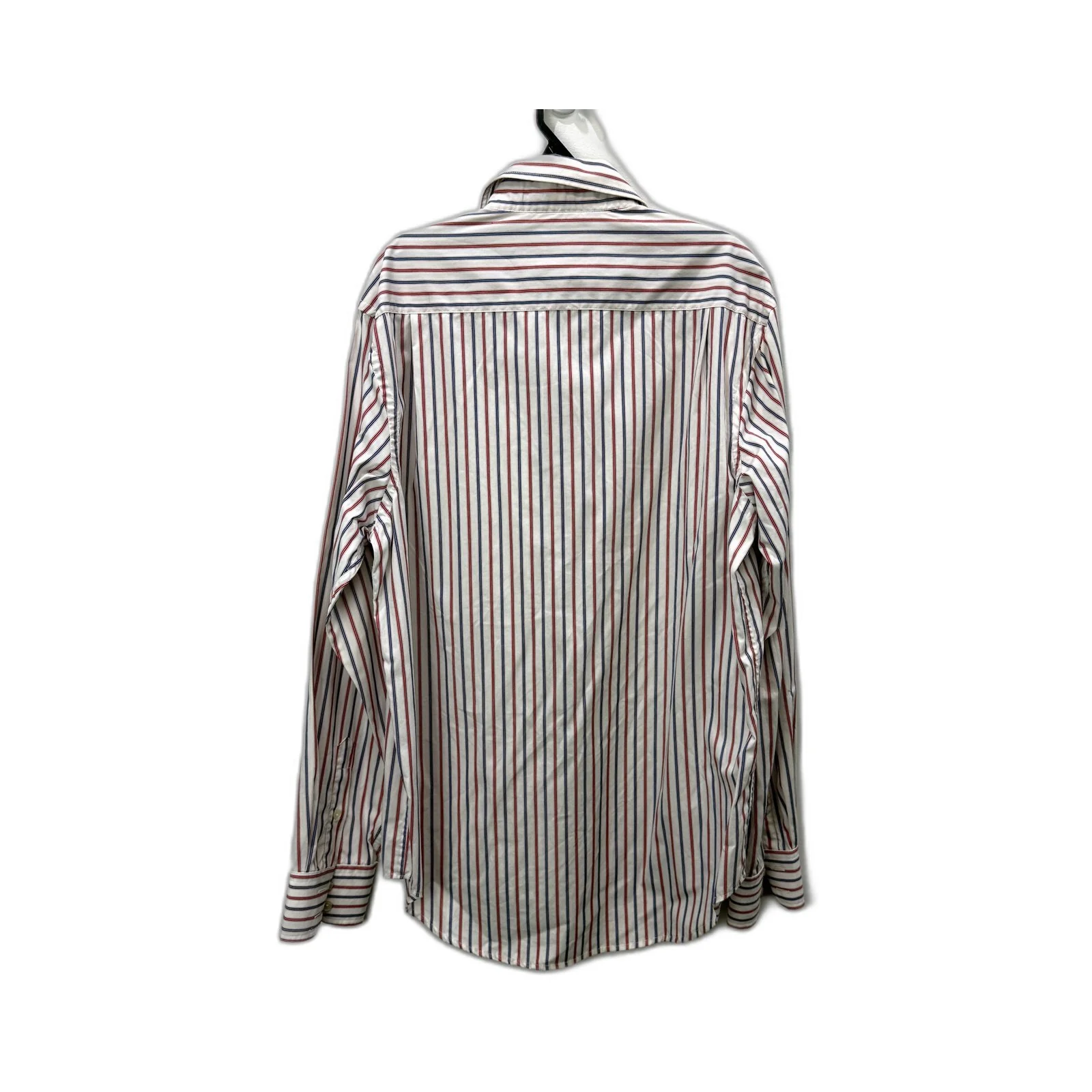 RB Sellars Mens Striped Dress Shirt Cotton Long Sleeve Collared Multi Color SZ L - Image 2