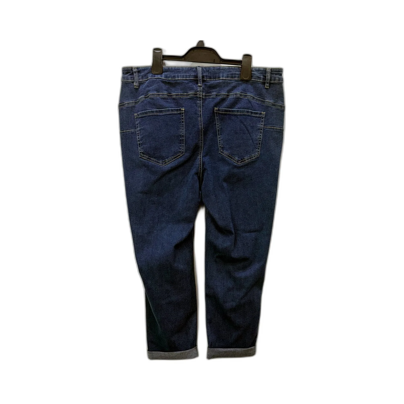 Regatta Wardrobe Womens Dark Denim Staple Pants Recycled Cotton Size 16 NEW - Image 2