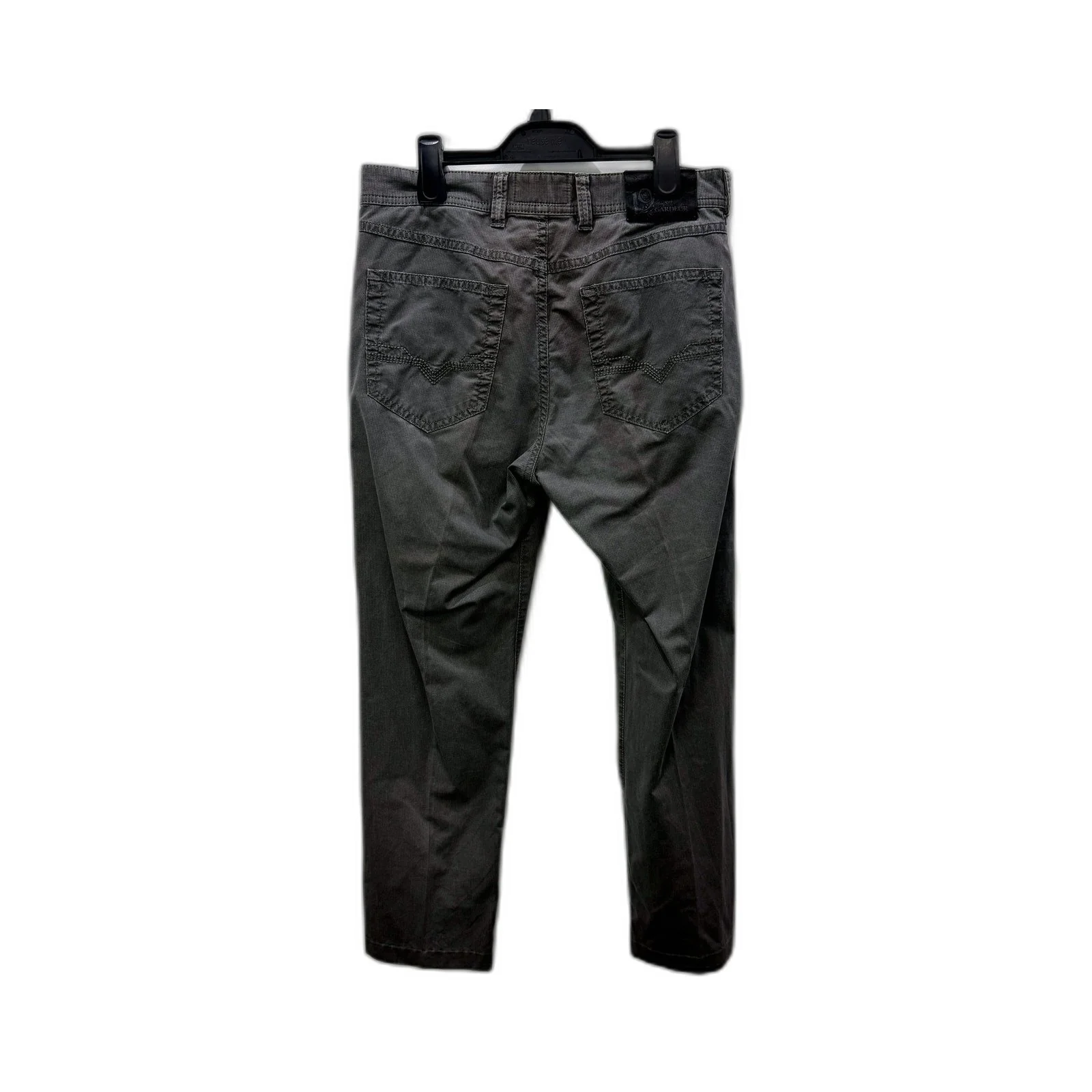 Gardeur Mens Gray Relaxed Fit Cotton Elastane Cargo Pants Size 32/32 - Image 2