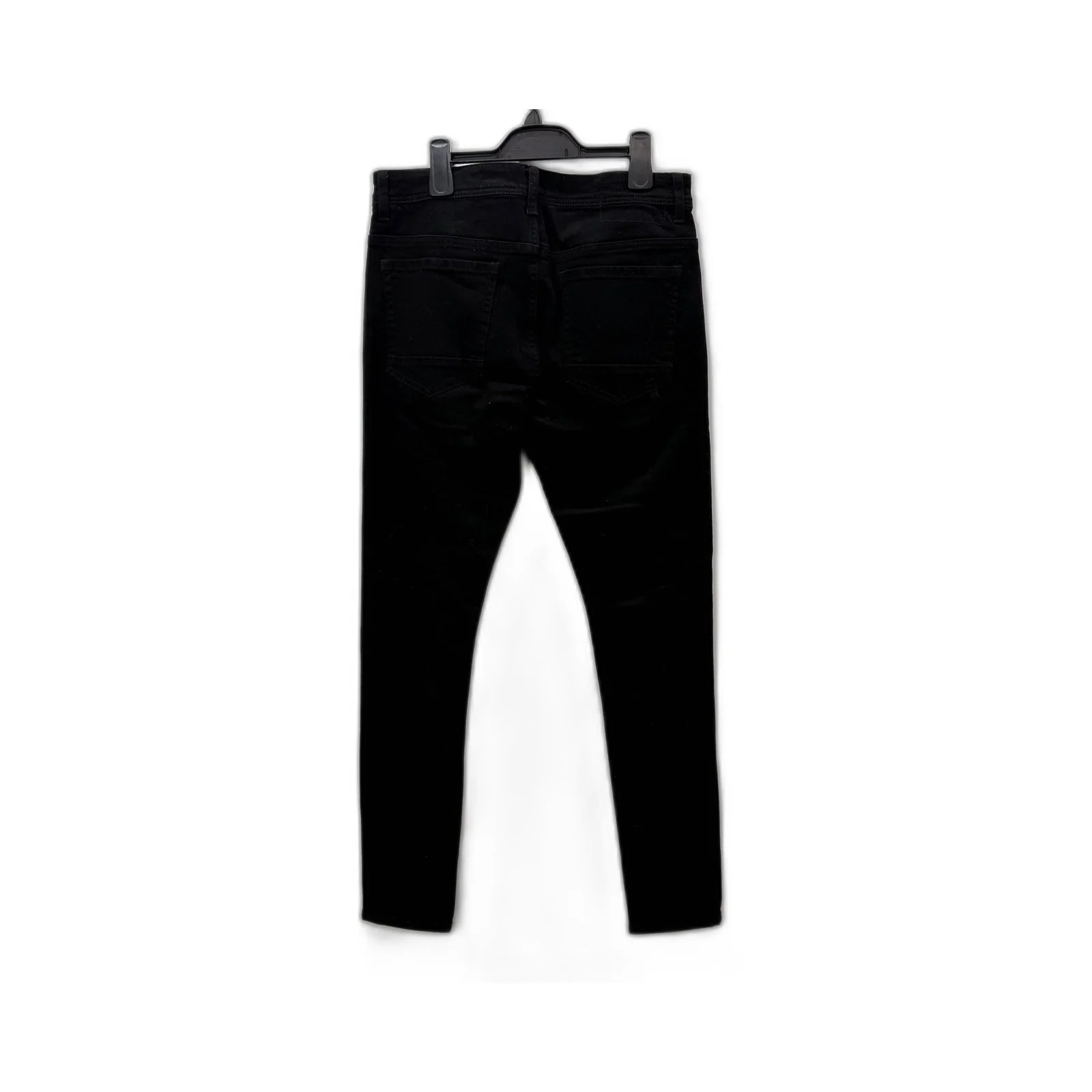 Cotton-on Mens Super Skinny Fit Black Denim Jeans - Slim Leg Size 32 - Image 2