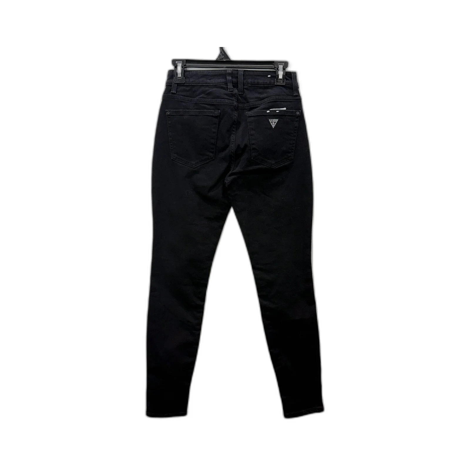 Guess Womens Skinny Mid Rise Black Cotton Denim Jeans Size 28 NEW - Image 2