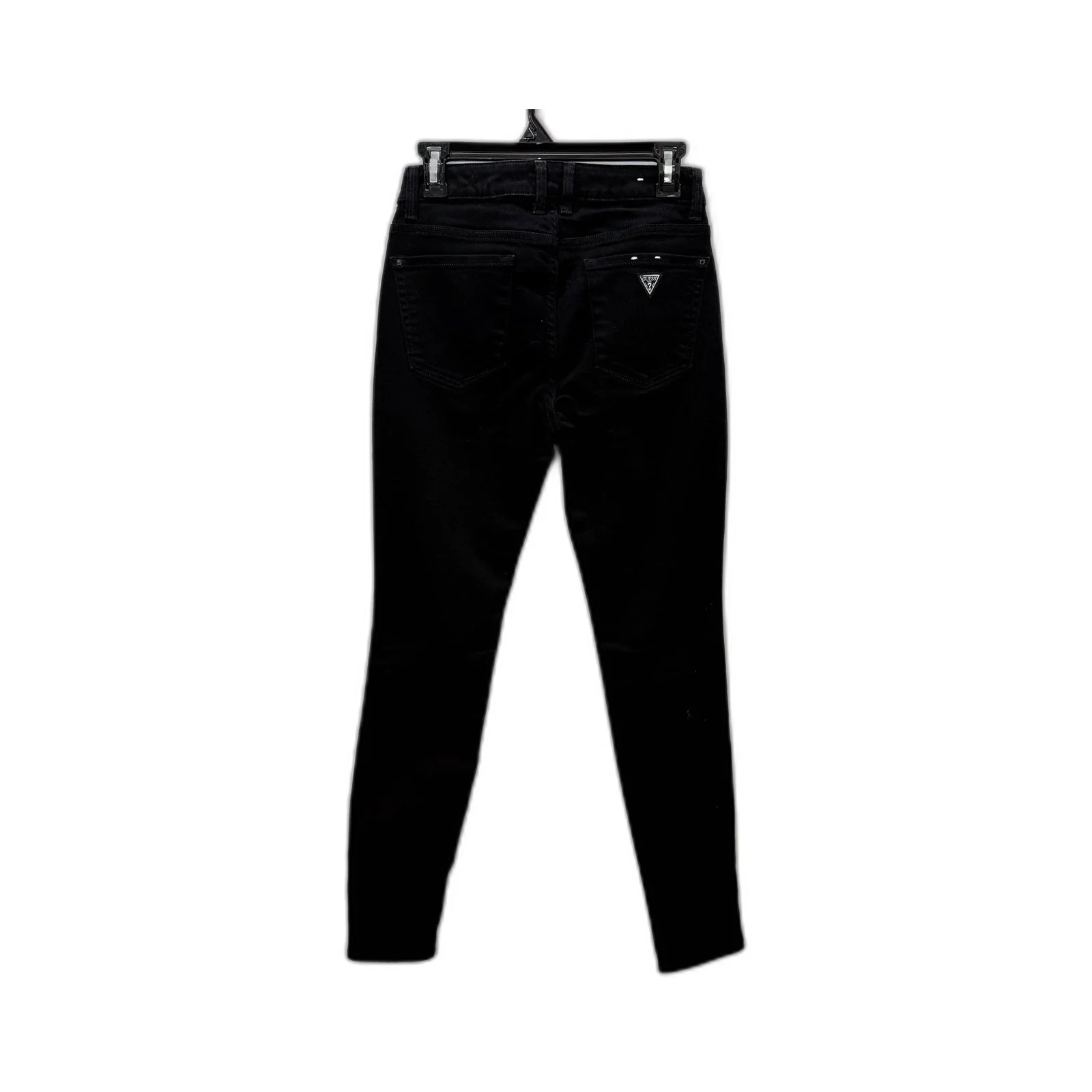 Guess Womens Skinny Mid Rise Black Jeans Size 28 NEW - Image 2