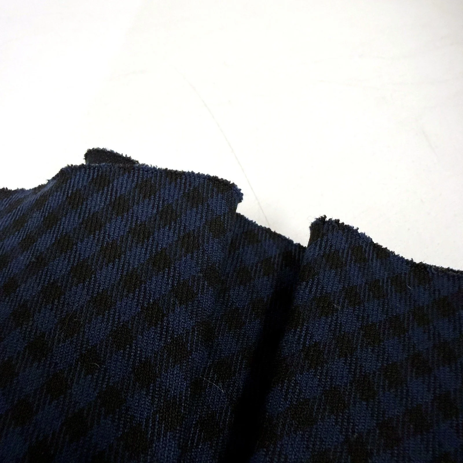 Zara Womens Pleated Navy Blue and Black Cotton Skirt - XS - Image 5