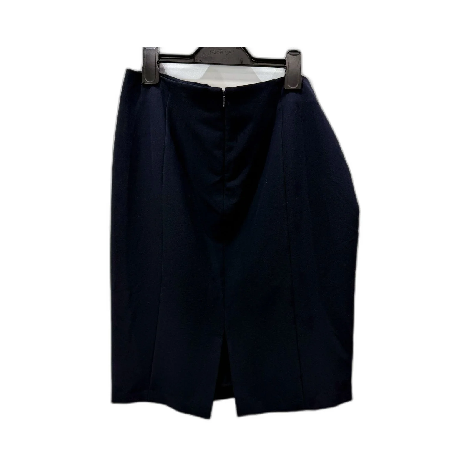 Basque Womens Midi Pencil Skirt Navy Formal Office Work Knee Length Size 12 - Image 2