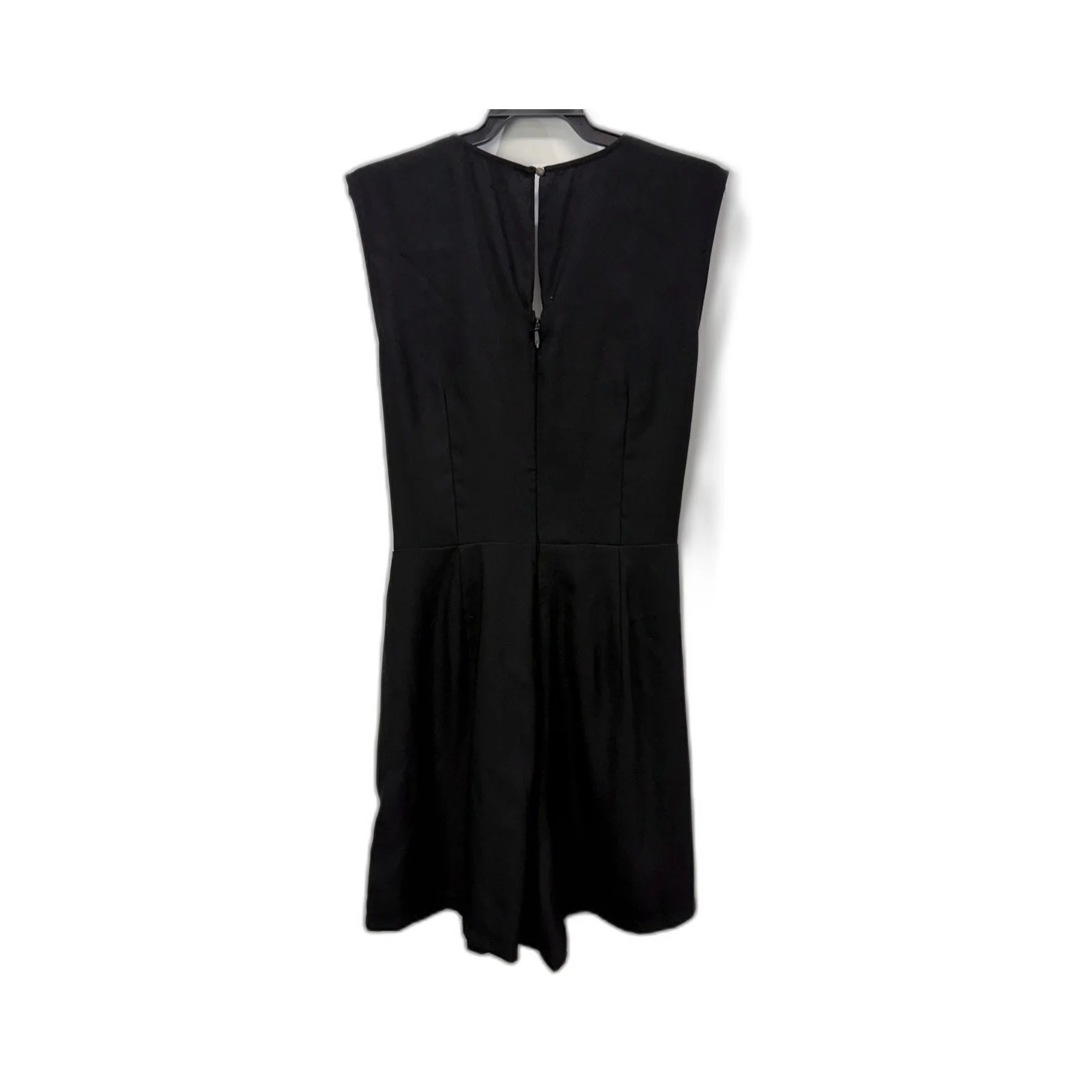 City Chic Womens Sleeveless Tie Waist Dress with Pockets Black Size XS - Image 2